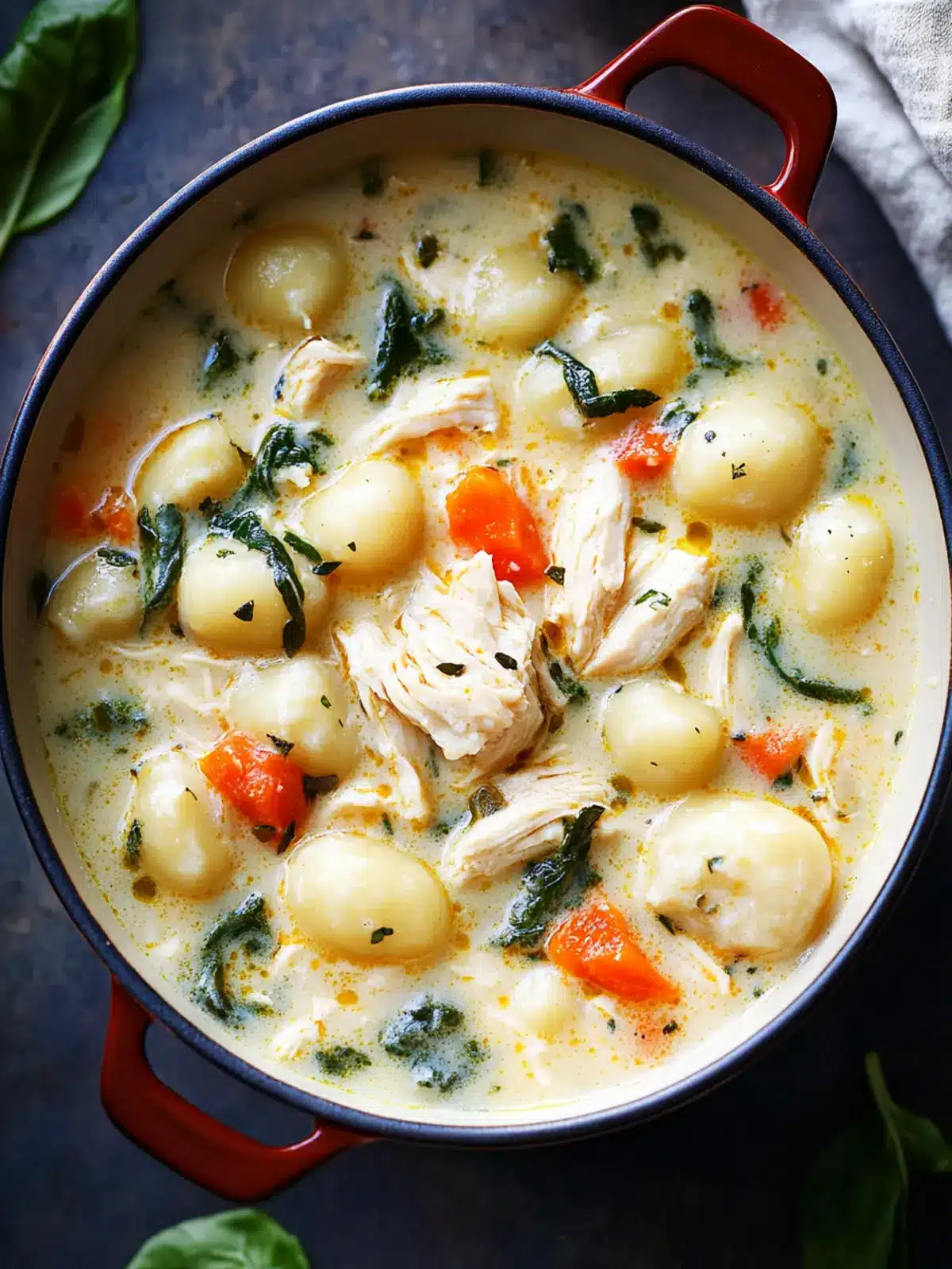 Creamy Rotisserie Chicken Gnocchi Soup for Cozy Nights 2 Rotisserie Chicken Gnocchi Soup