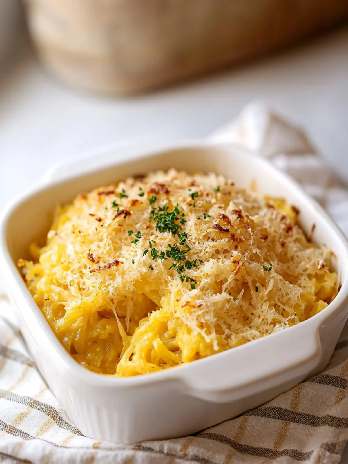 Cheesy Spaghetti Squash Mac And Cheese Casserole Delight 5 Spaghetti Squash Mac And Cheese