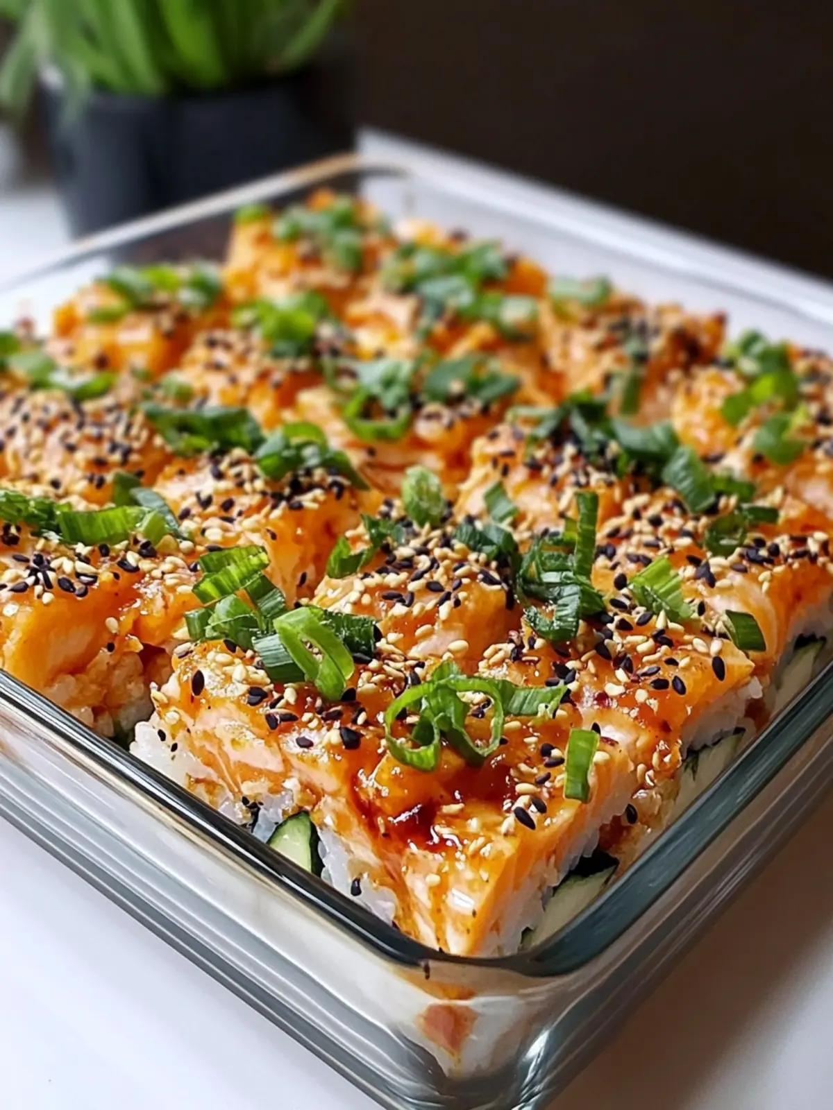 Irresistibly Spicy Salmon Sushi Bake You’ll Crave Every Time 5 Spicy Salmon Sushi Bake