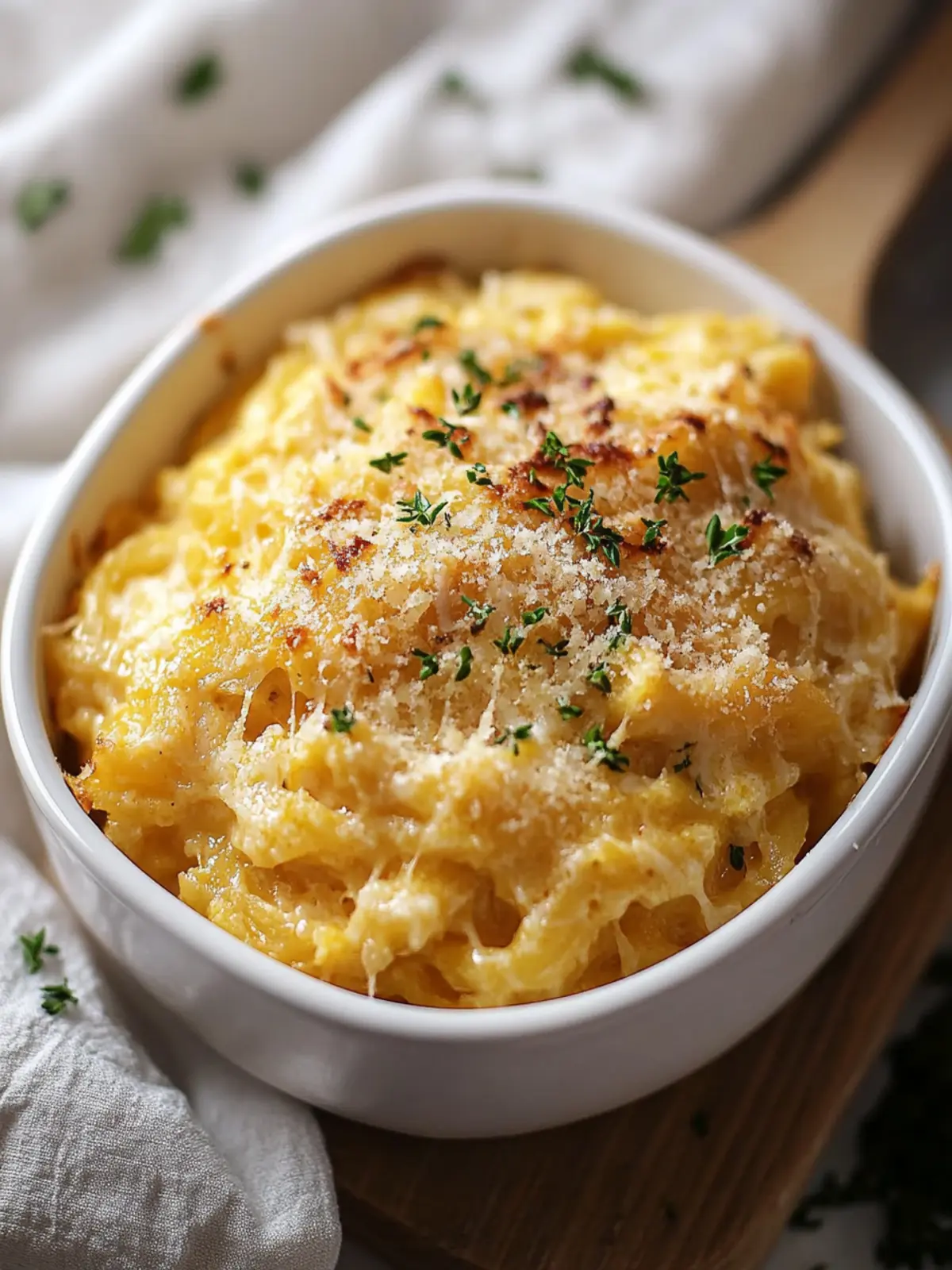 Cheesy Spaghetti Squash Mac And Cheese Casserole Delight 3 Spaghetti Squash Mac And Cheese