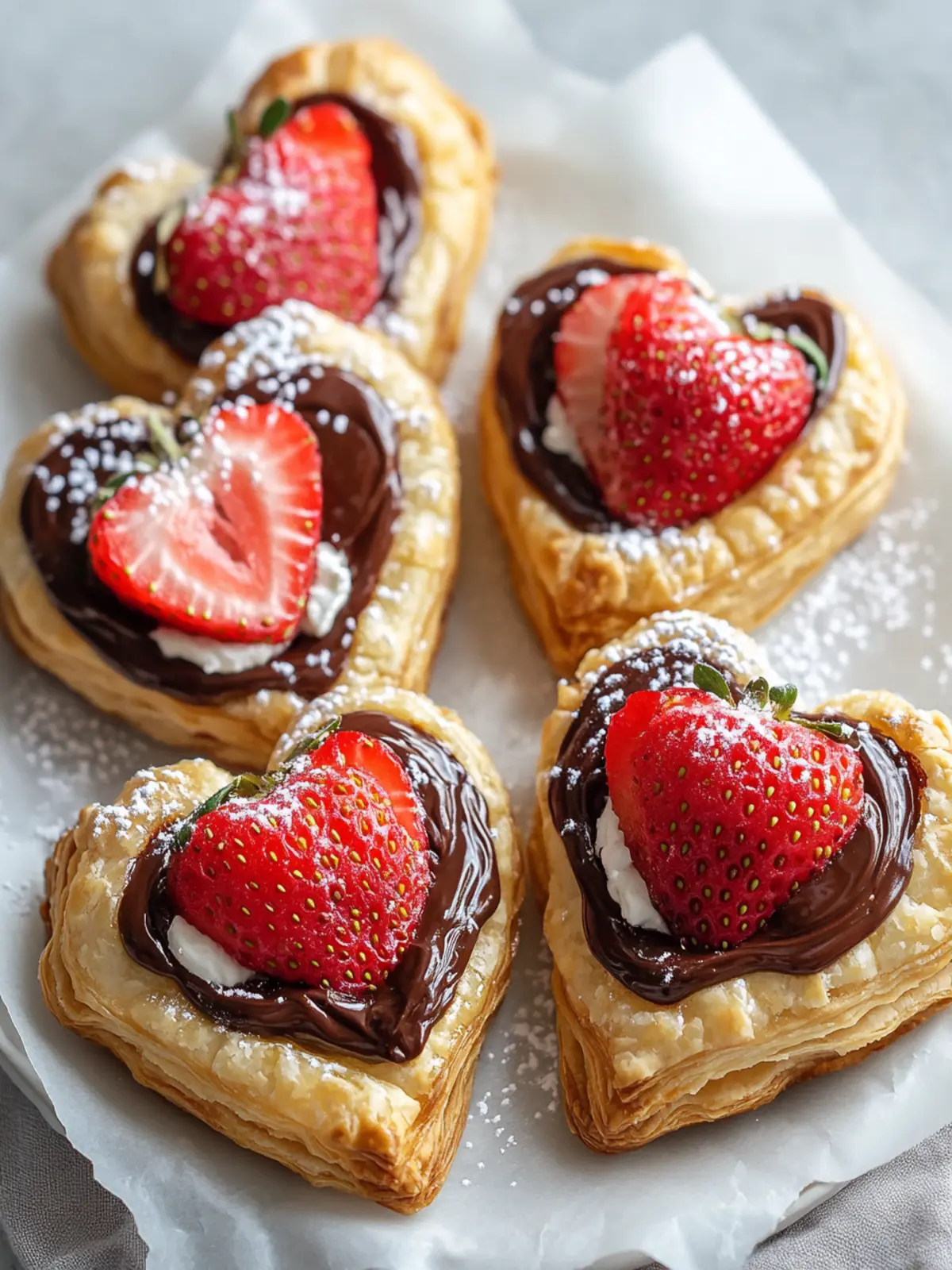 Irresistible Strawberry Nutella Puff Pastry Hearts You’ll Love 5 Strawberry Nutella Puff Pastry Hearts