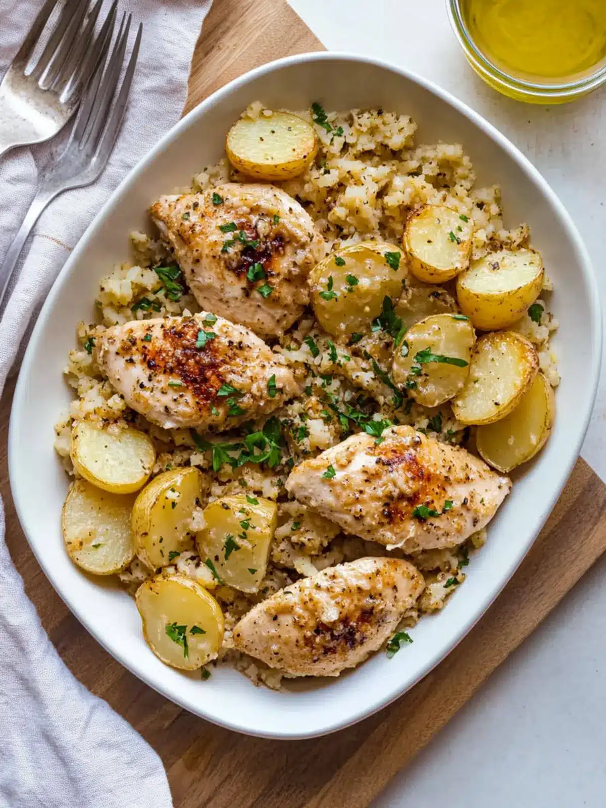 Savor Garlic Parmesan Chicken and Potatoes for Dinner Bliss 3 Garlic Parmesan Chicken and Potatoes