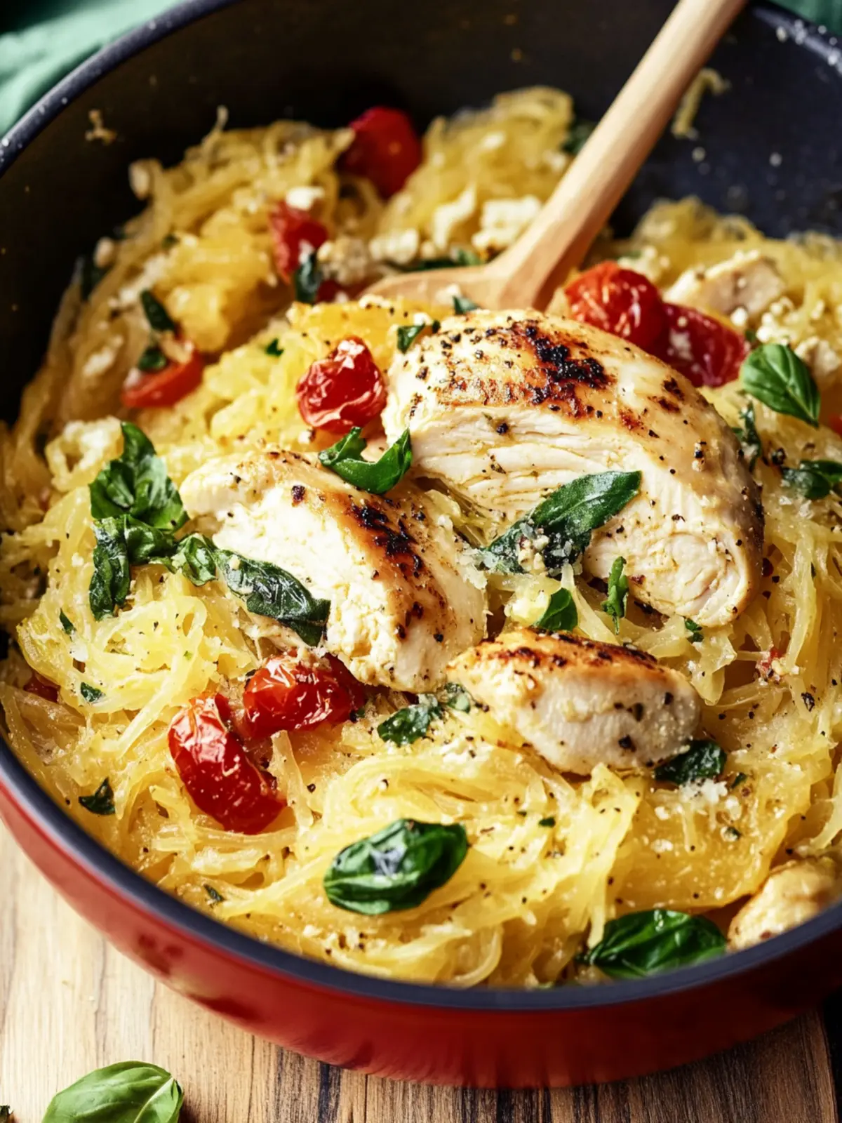 Creamy Tuscan Chicken and Spaghetti Squash Delight 5 Tuscan Chicken and Spaghetti Squash