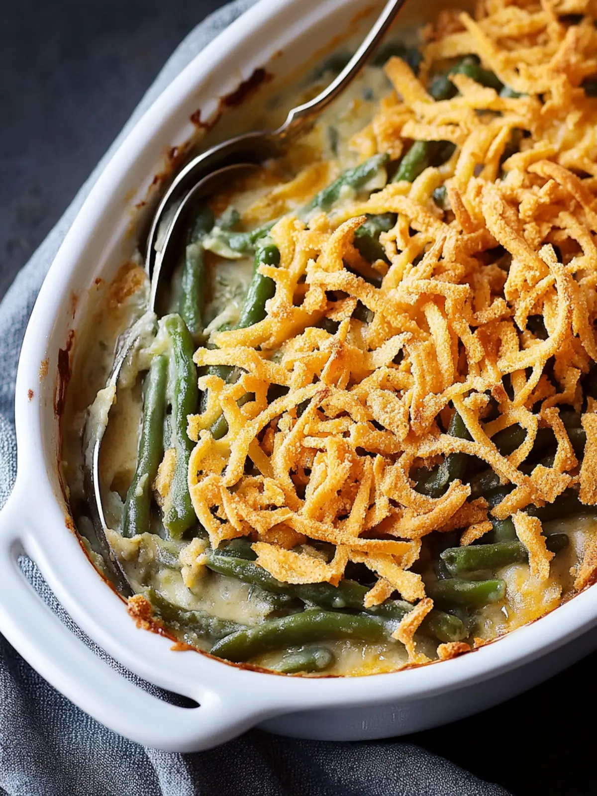 Cheesy Green Bean Casserole: Comfort Food You’ll Love 2 Cheesy Green Bean Casserole