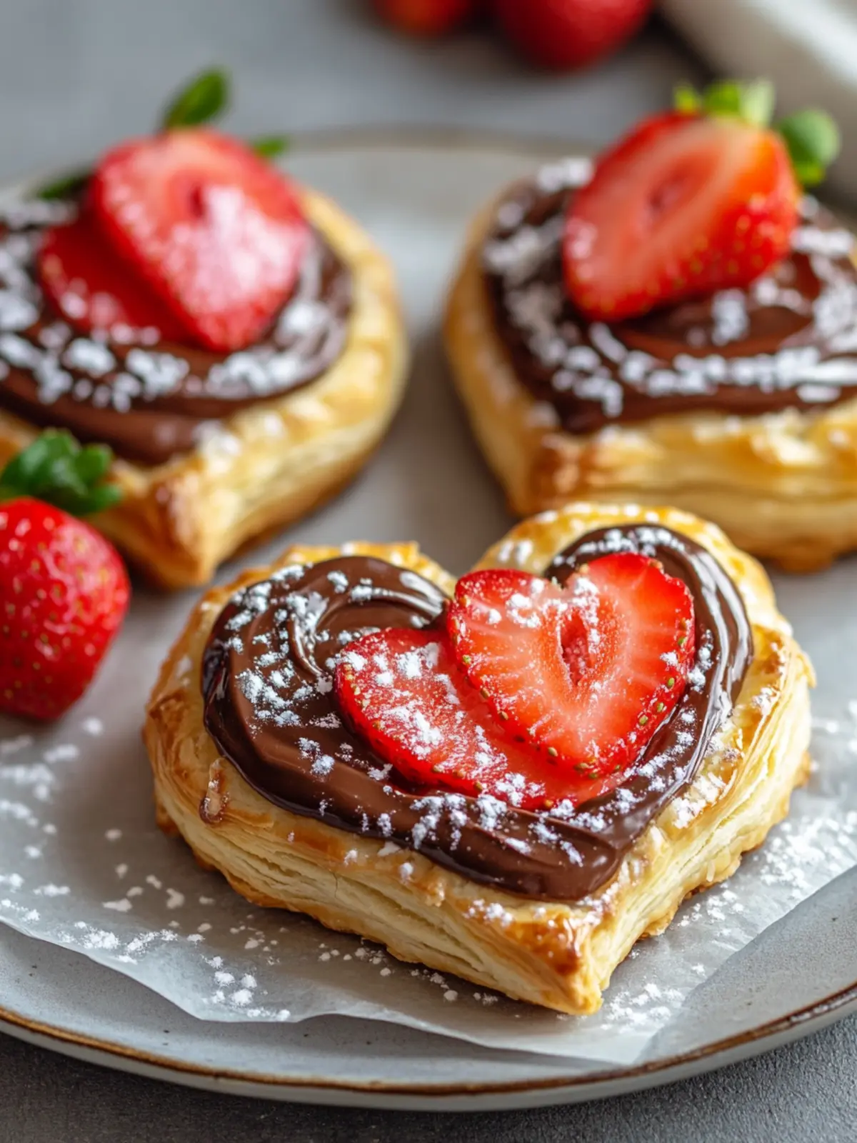 Irresistible Strawberry Nutella Puff Pastry Hearts You’ll Love 2 Strawberry Nutella Puff Pastry Hearts