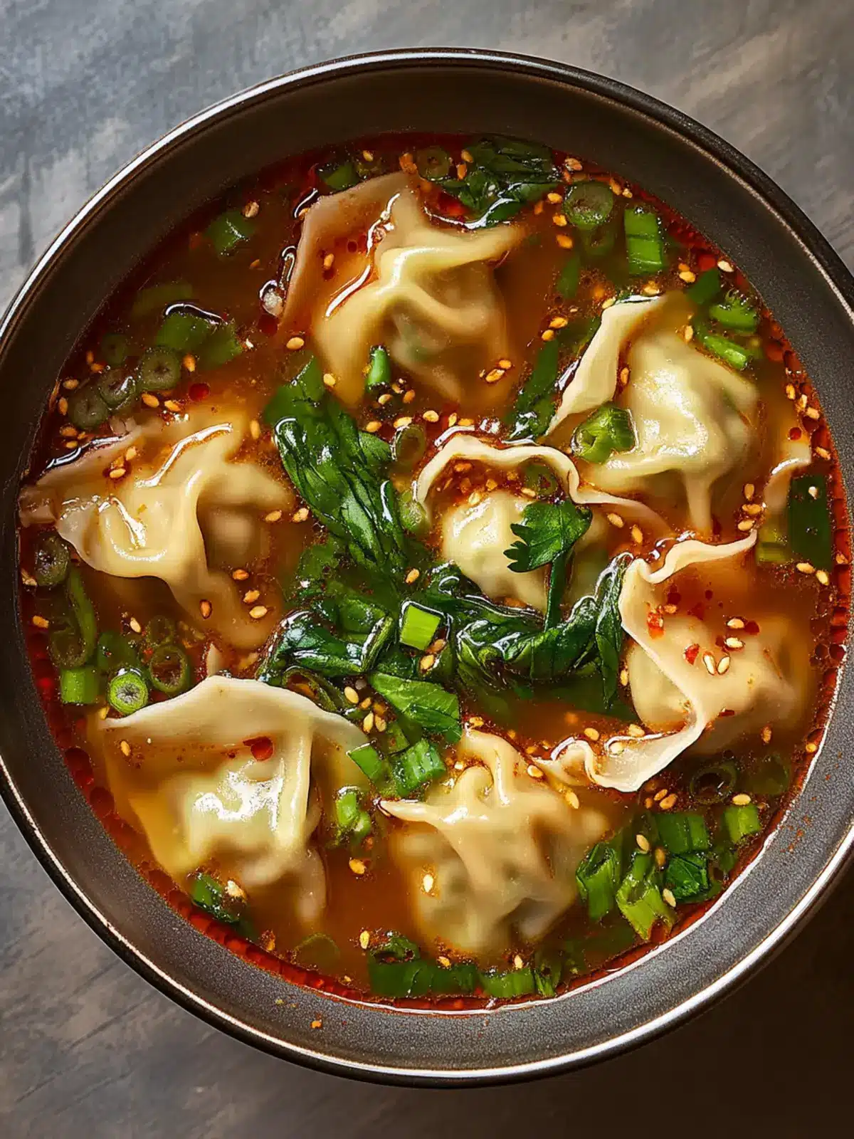 Spicy Wonton Soup with Trader Joe’s Ingredients in 10 Minutes 2 Spicy Wonton Soup with Trader Joe’s Ingredients