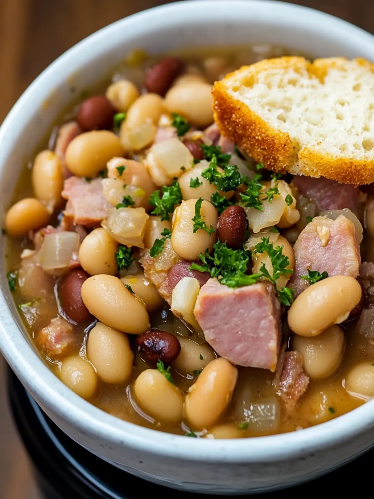 Savor the Day with Easy Crock-Pot Ham & Beans Delight 5 Crock-Pot Ham & Beans