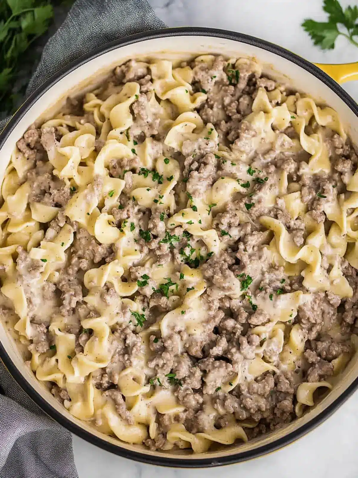 Quick and Creamy 30-Minute Ground Beef Stroganoff You'll Love 5 30-Minute Ground Beef Stroganoff