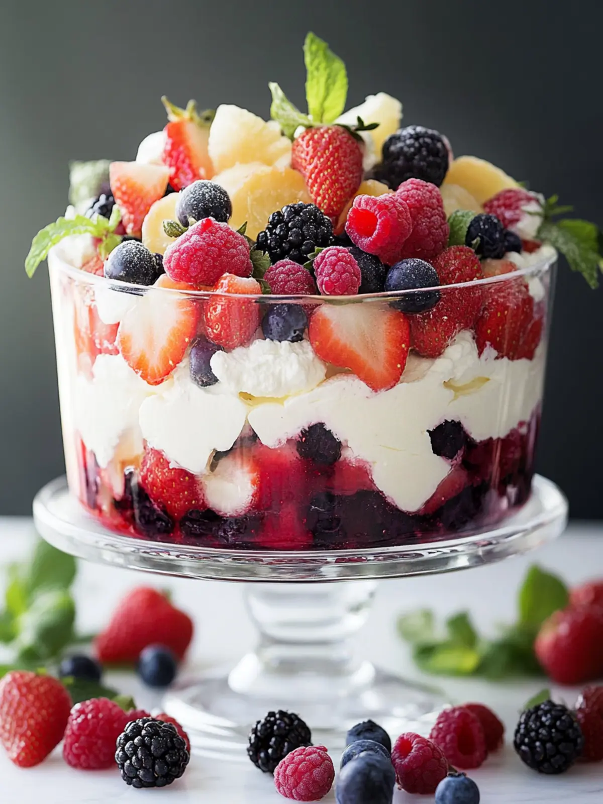 Delicious Mixed Summer Berry Trifle for a Perfect Sweet Treat 5 Mixed Summer Berry Trifle