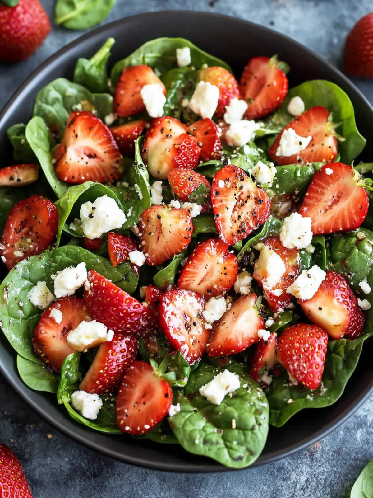Delicious Strawberry Spinach Salad for a Fresh Twist 5 Strawberry Spinach Salad