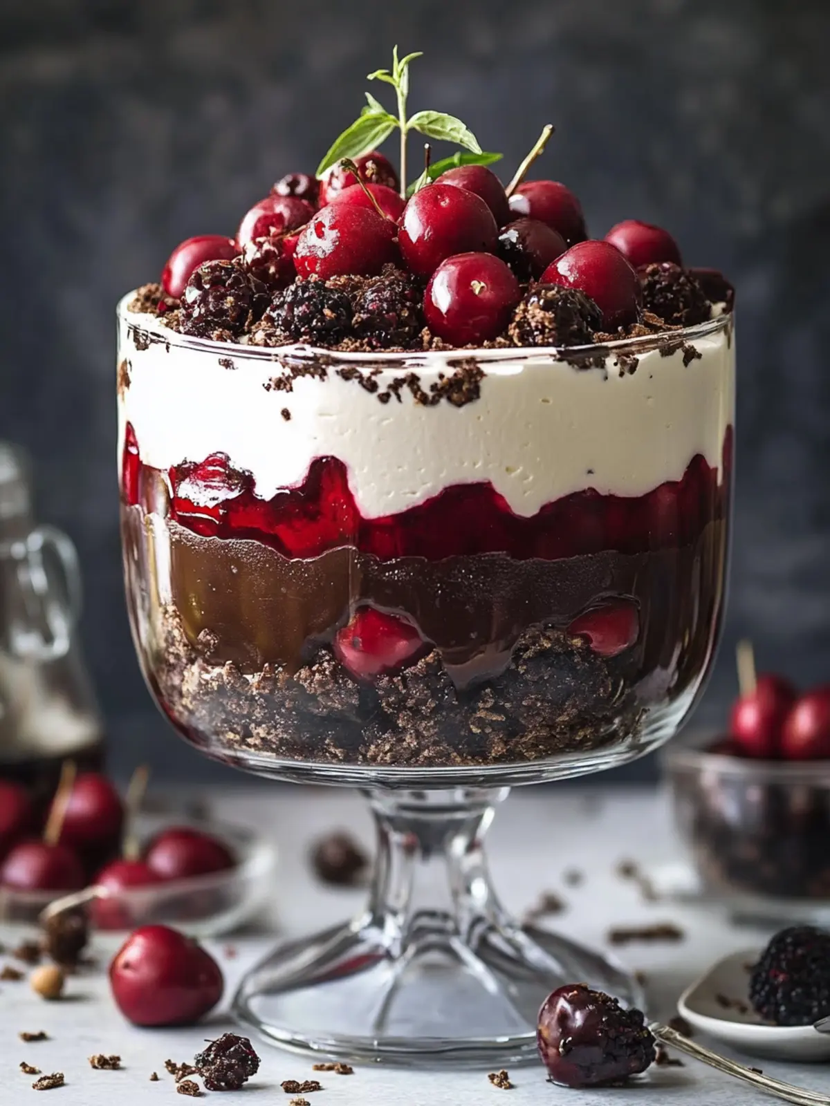 Decadent Black Forest Trifle to Sweeten Your Day 5 Black Forest Trifle