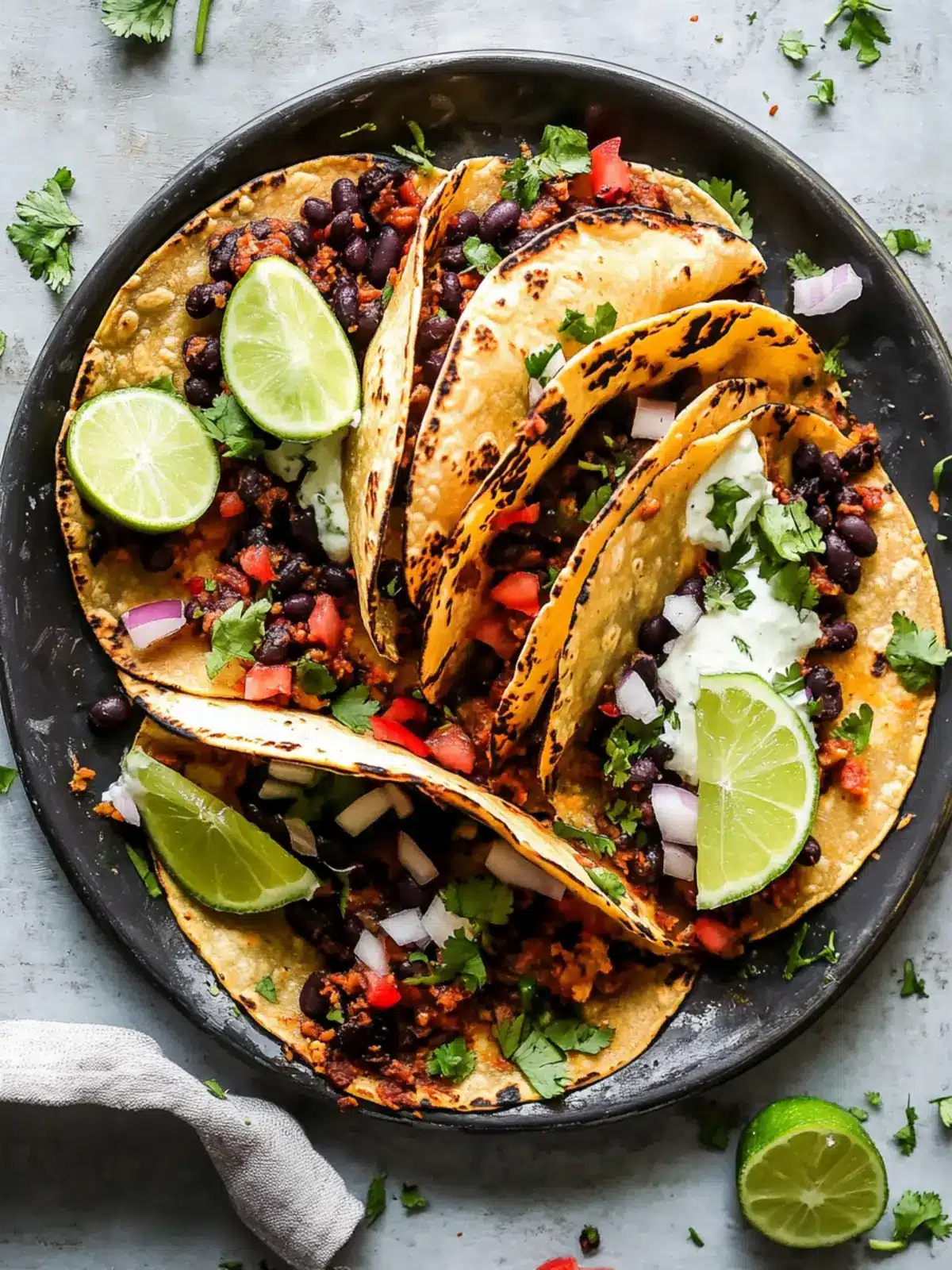 Crispy Sheet Pan Black Bean Tacos: Easy Vegetarian Delight 5 Crispy Sheet Pan Black Bean Tacos (Vegetarian)