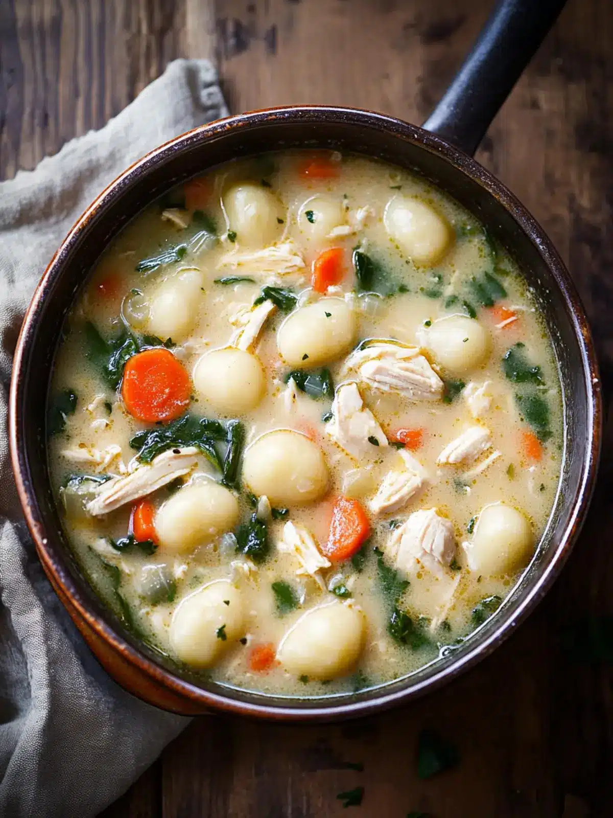 Creamy Rotisserie Chicken Gnocchi Soup for Cozy Nights 4 Rotisserie Chicken Gnocchi Soup