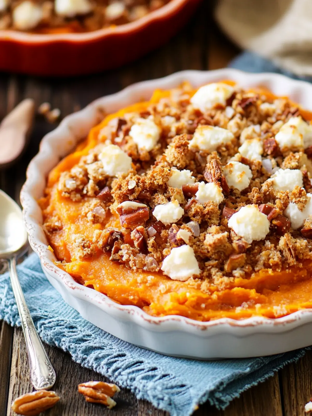 Deliciously Cozy Sweet Potato Casserole with Marshmallow Topping 5 Sweet Potato Casserole