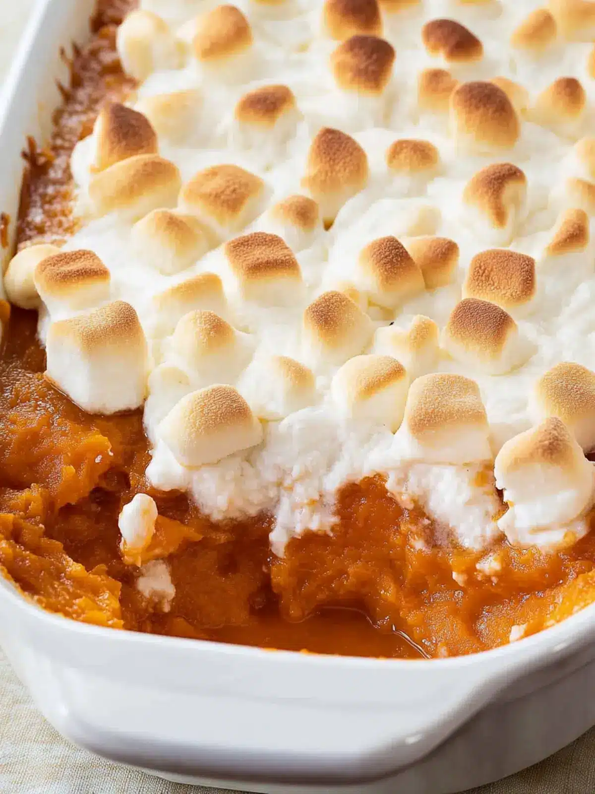 Heavenly Sweet Potato Casserole with Marshmallows Delight 5 Sweet Potato Casserole with Marshmallows