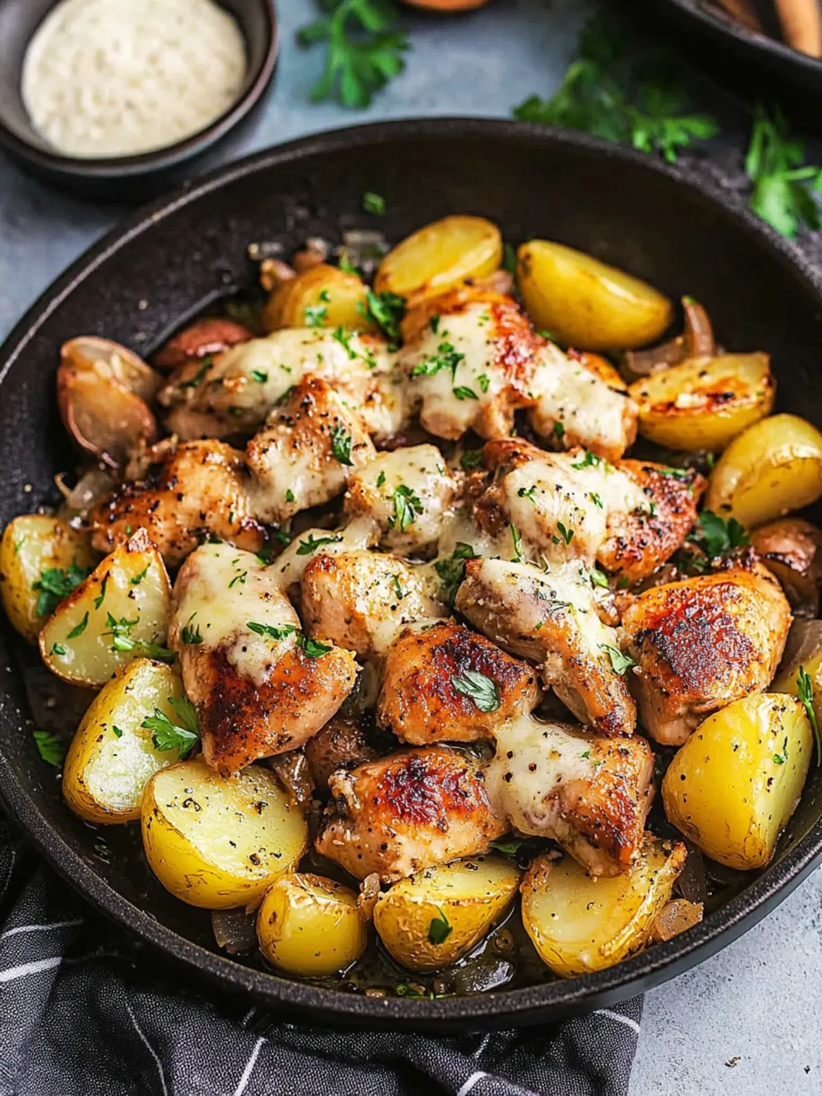 Garlic Parmesan Chicken and Potatoes You’ll Crave Tonight 5 Garlic Parmesan Chicken and Potatoes