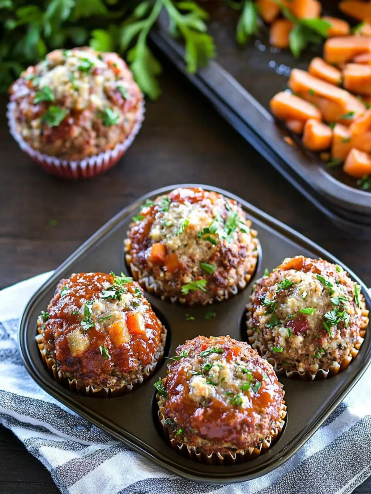 Savory Venison Meatloaf Muffins for Home-Cooked Happiness 3 Venison Meatloaf Muffins