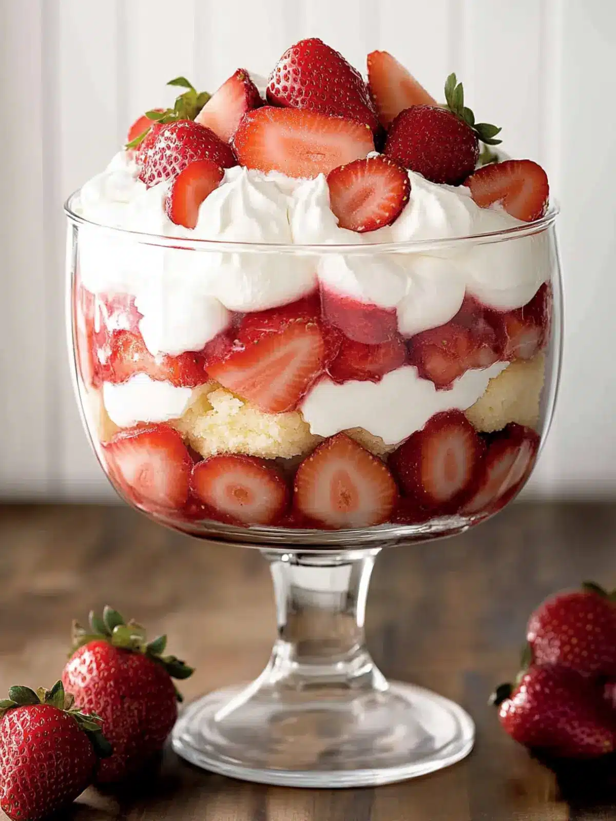 Delectable Strawberry Shortcake Trifle for Sweet Celebrations 5 Strawberry Shortcake Trifle