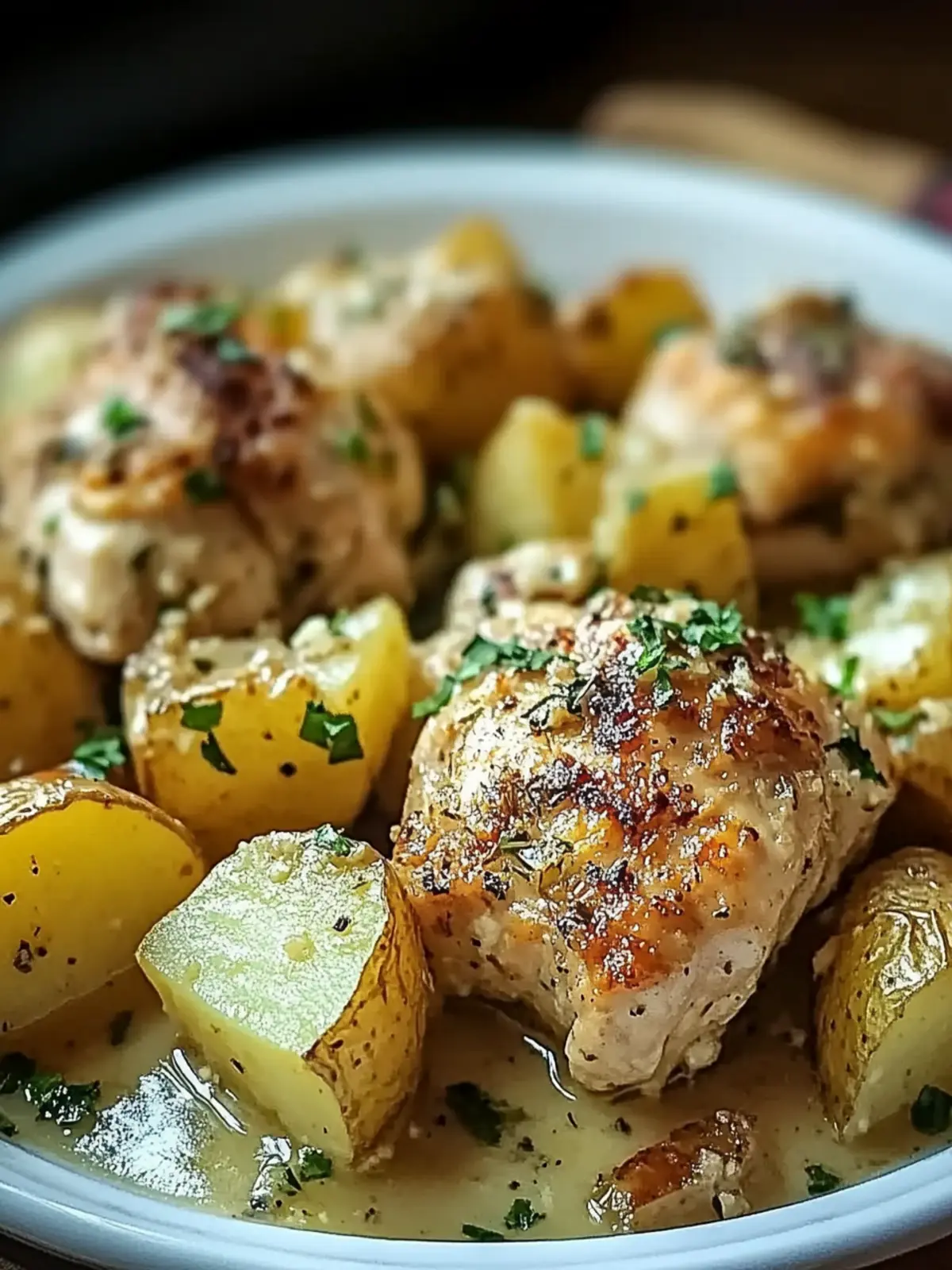 Garlic Parmesan Crockpot Chicken and Potatoes for Easy Comfort 5 Garlic Parmesan Crockpot Chicken and Potatoes