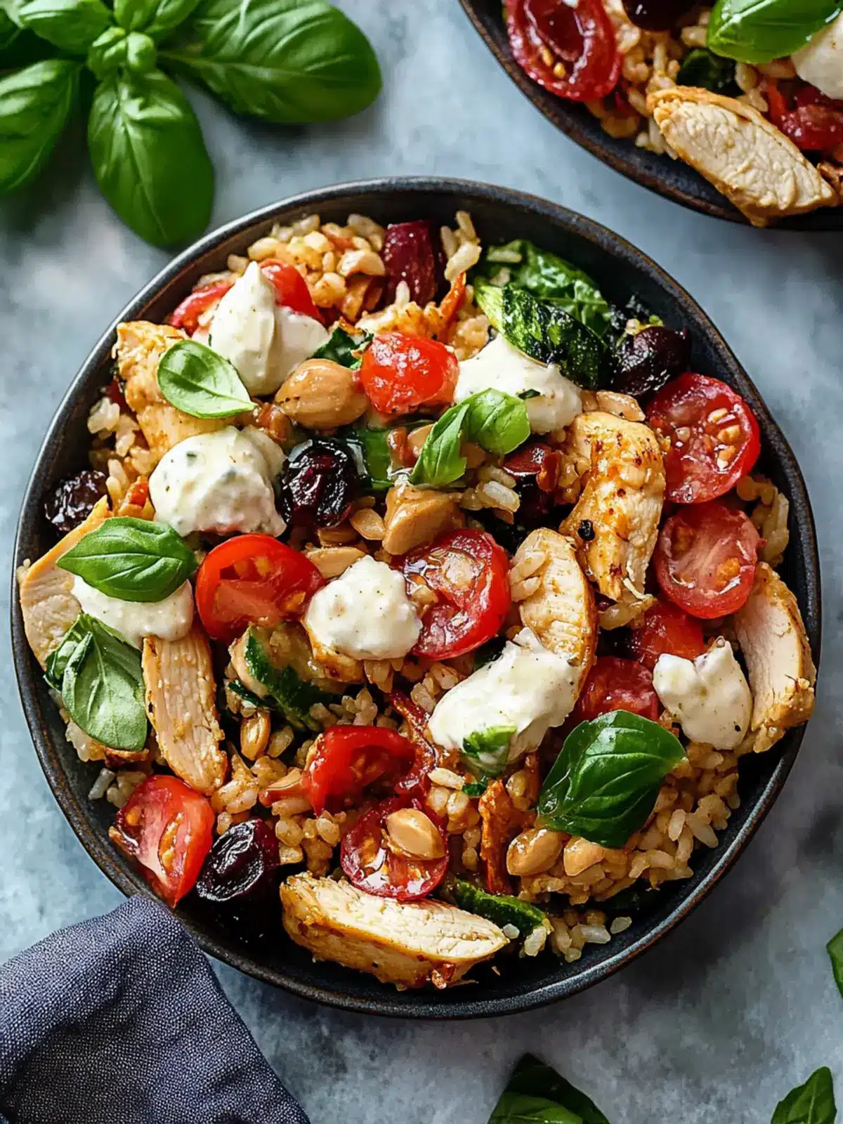 Delicious Chicken Crispy Rice Salad with Peanut Dressing Bliss 5 Chicken Crispy Rice Salad with Peanut Dressing