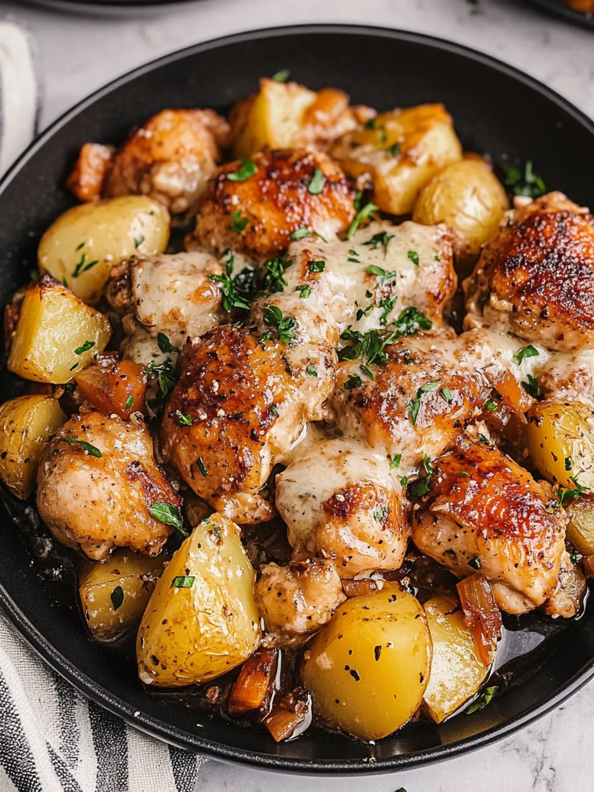 Garlic Parmesan Chicken and Potatoes You’ll Crave Tonight 3 Garlic Parmesan Chicken and Potatoes