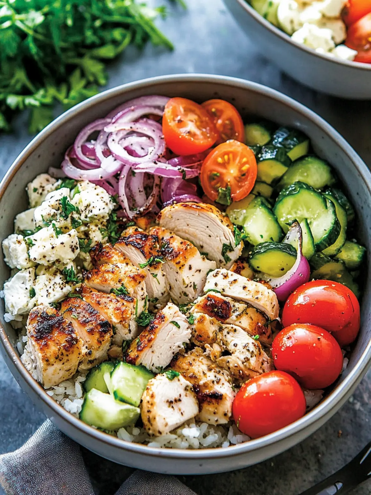 Delicious Low-Carb Greek Chicken Bowls You’ll Love 2 Low-Carb Greek Chicken Bowls