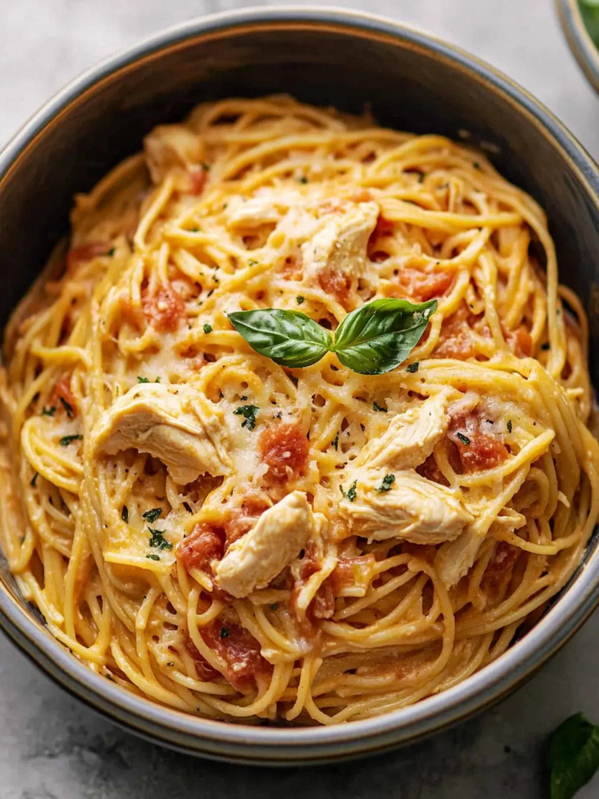 Creamy CrockPot Chicken Spaghetti for Effortless Comfort Meals 5 CrockPot Chicken Spaghetti