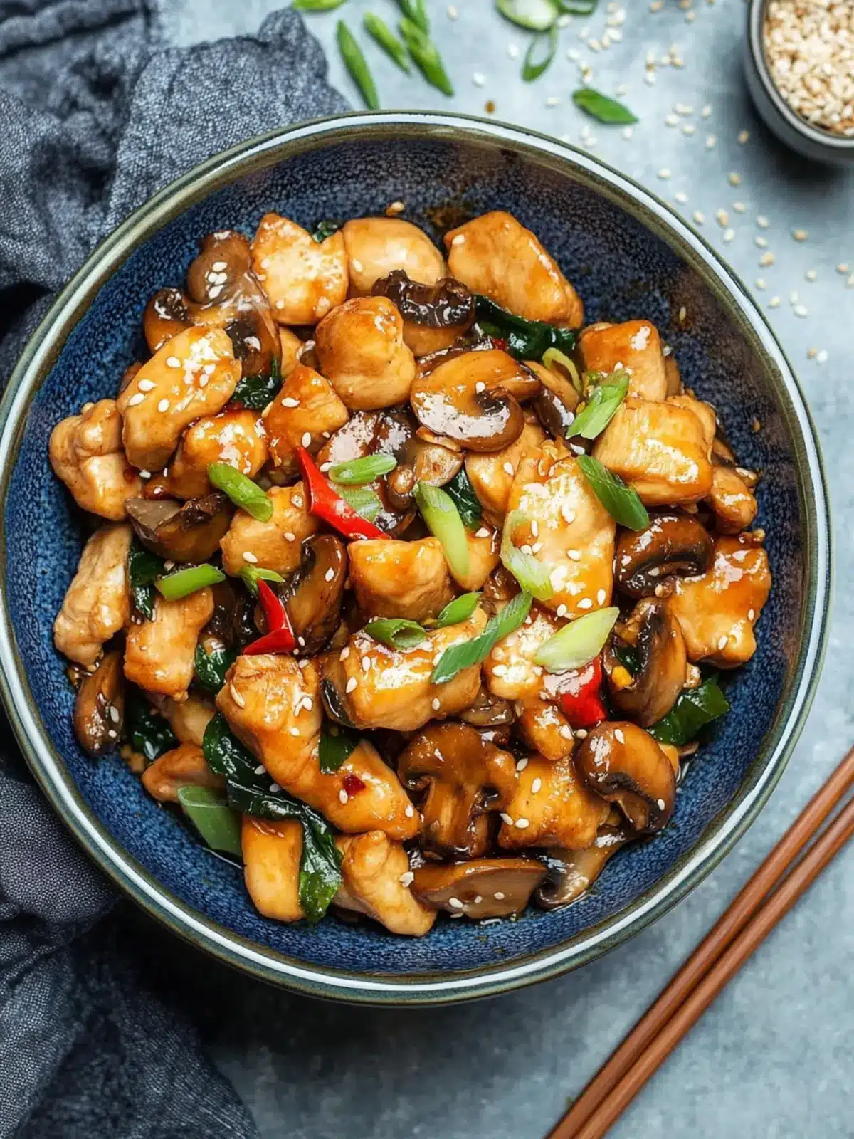 Delicious Chinese Chicken and Mushrooms Stir-Fry Tonight 5 Chinese Chicken and Mushrooms