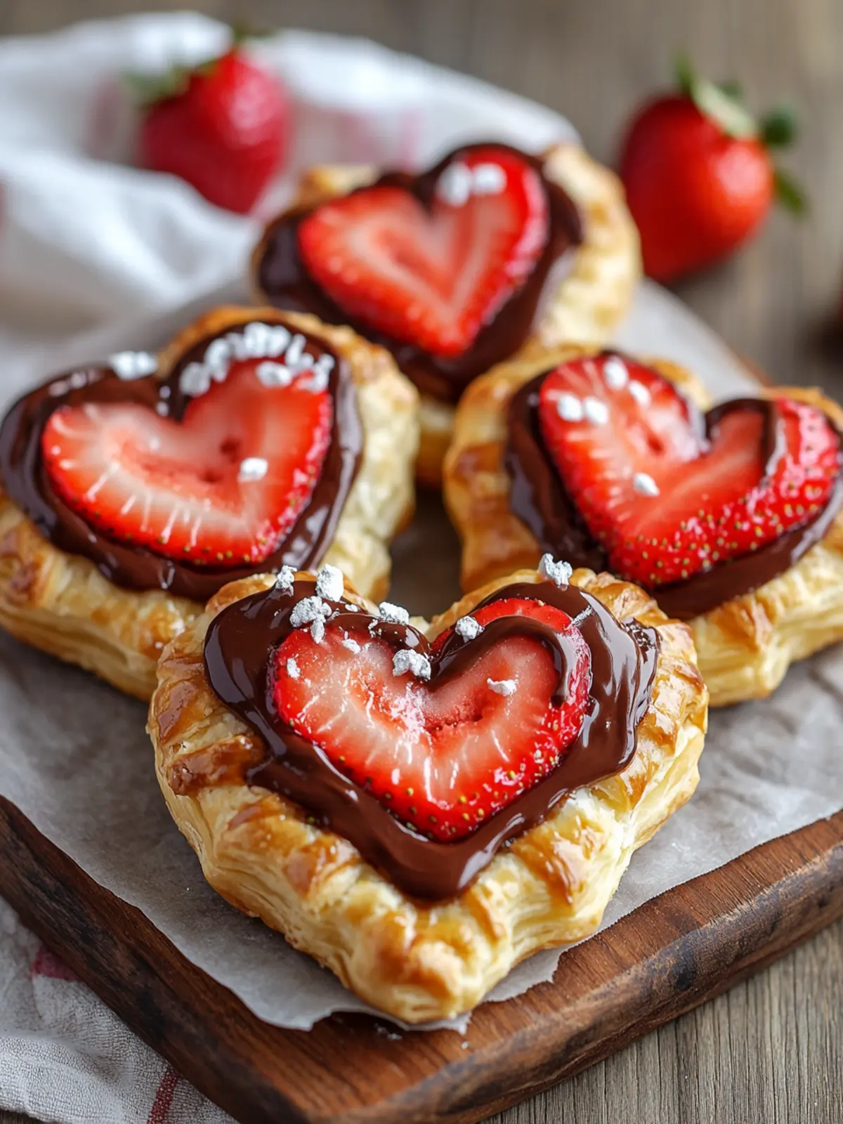 Irresistible Strawberry Nutella Puff Pastry Hearts You’ll Love 4 Strawberry Nutella Puff Pastry Hearts
