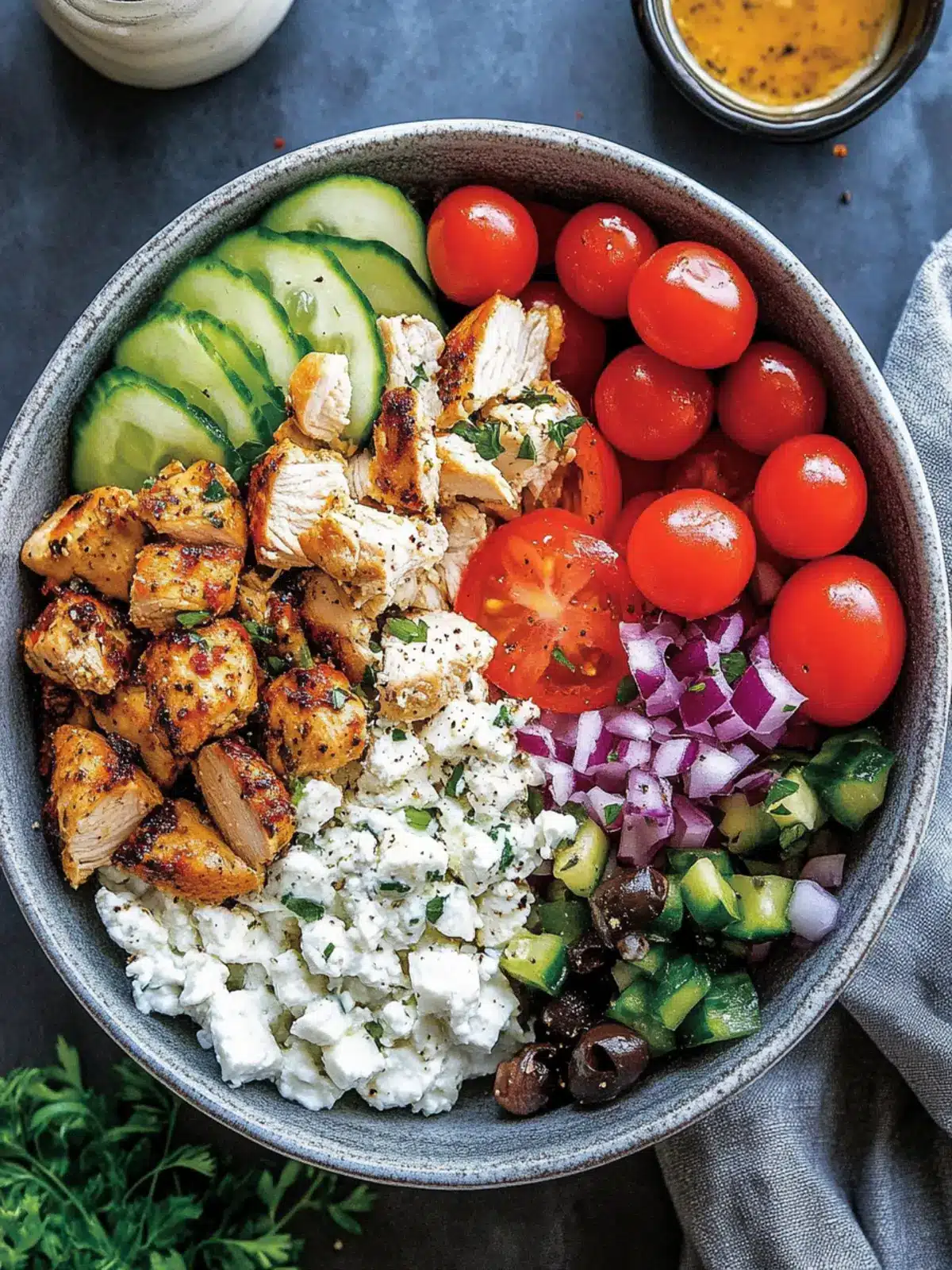 Delicious Low-Carb Greek Chicken Bowls You’ll Love 4 Low-Carb Greek Chicken Bowls