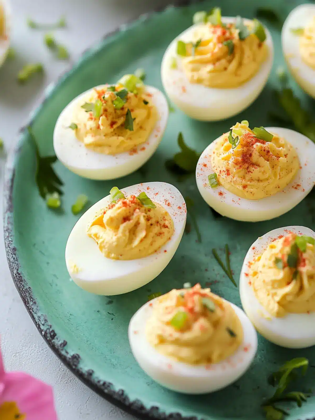 The Perfect Deviled Eggs with a Colorful Twist 5 The Perfect Deviled Eggs