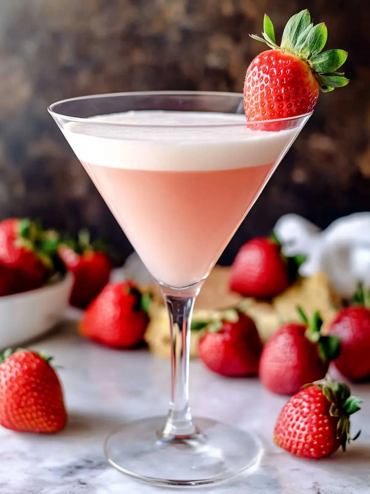 Delicious Strawberry Shortcake Martini You’ll Love to Sip 2 Strawberry Shortcake Martini