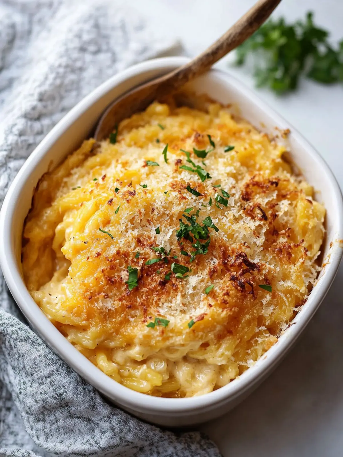 Cheesy Spaghetti Squash Mac And Cheese Casserole Delight 4 Spaghetti Squash Mac And Cheese