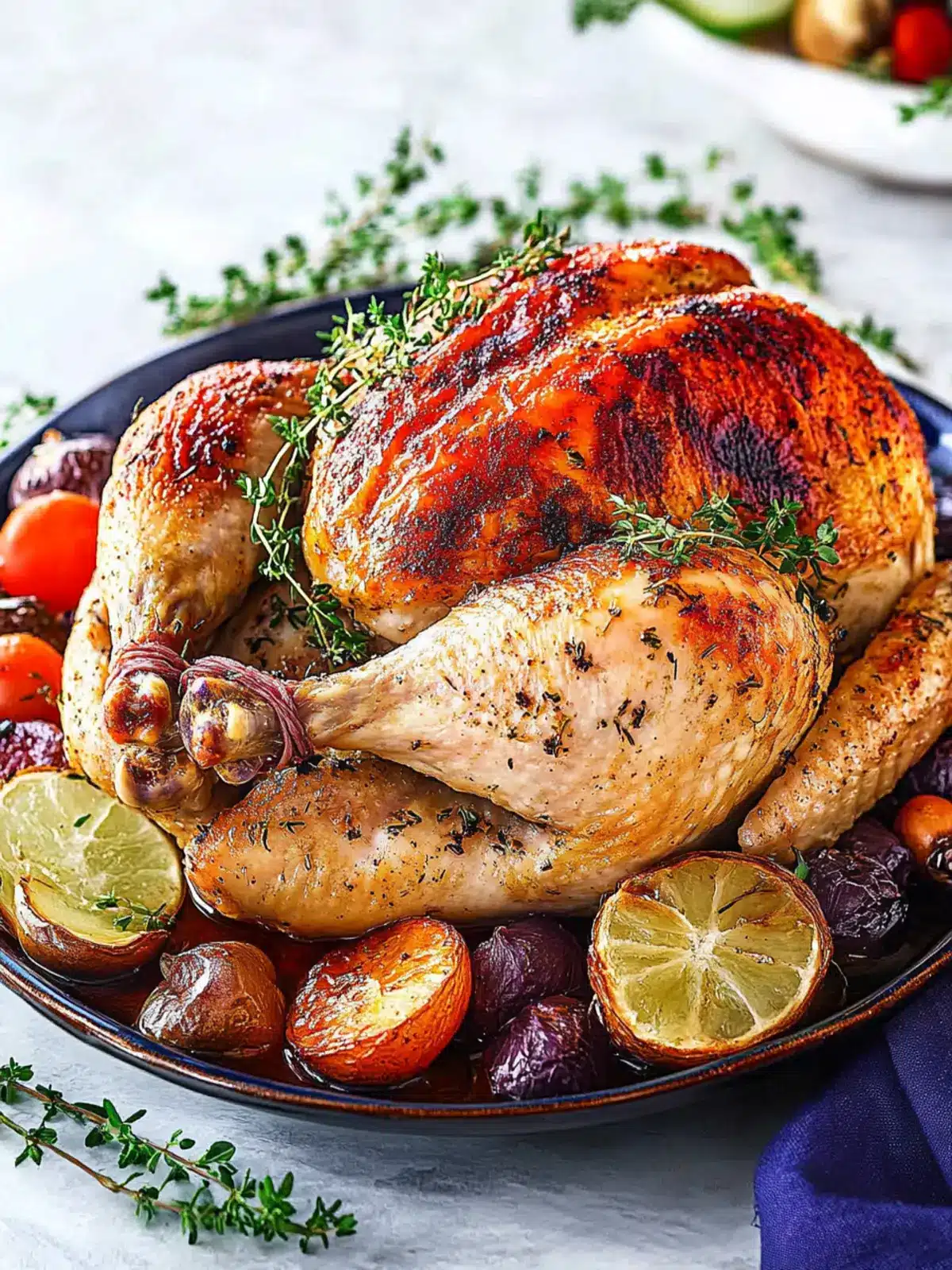 Savory Whole Roasted Chicken with Herb-Infused Veggies 3 Whole Roasted Chicken