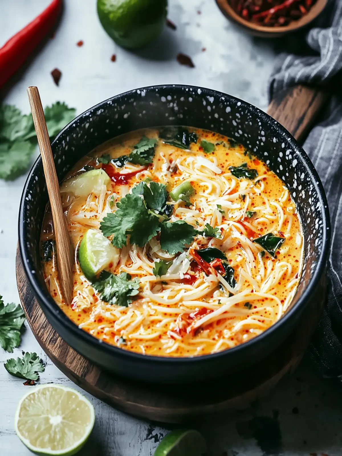 Irresistible Spicy Coconut Noodles That Spice Up Dinner Nights 4 Spicy Coconut Noodles