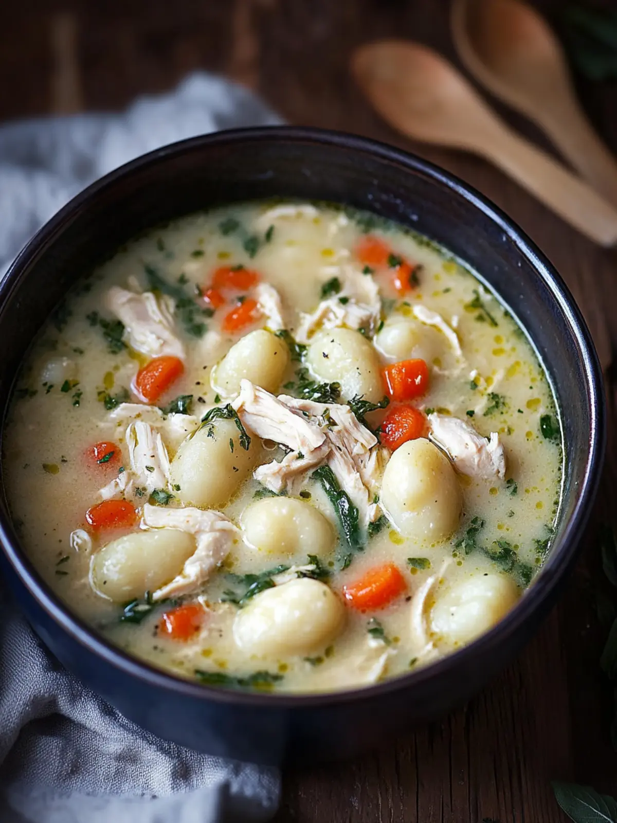 Creamy Rotisserie Chicken Gnocchi Soup for Cozy Nights 3 Rotisserie Chicken Gnocchi Soup