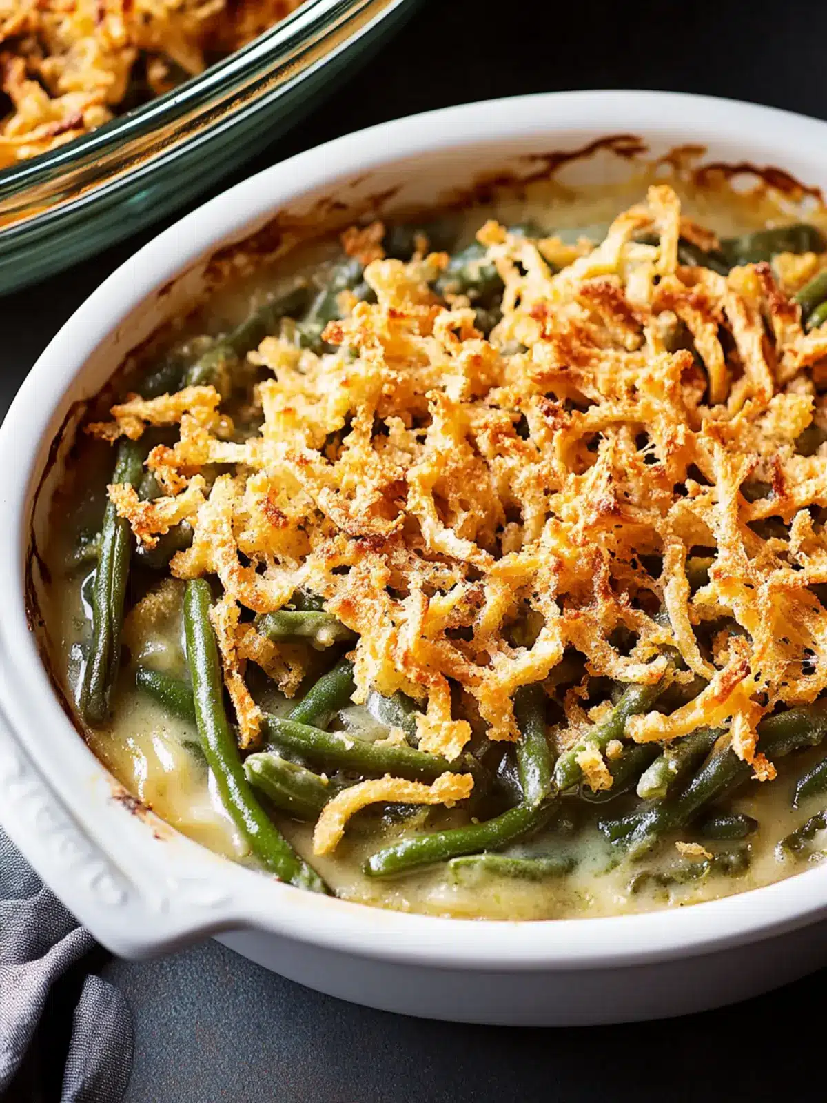 Cheesy Green Bean Casserole: Comfort Food You’ll Love 4 Cheesy Green Bean Casserole