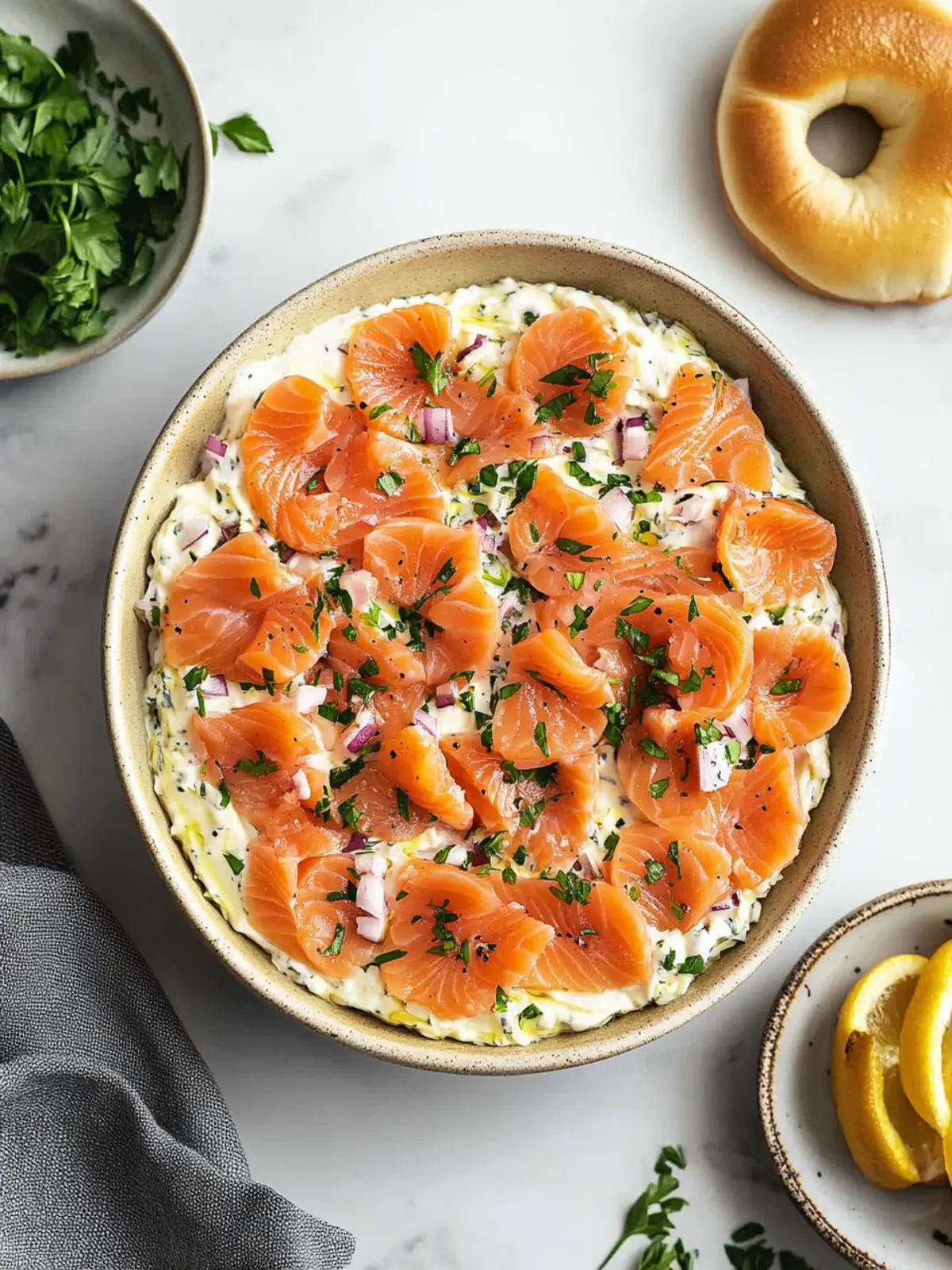 Savory Smoked Salmon Bagel Dip to Wow Your Taste Buds 5 Smoked Salmon Bagel Dip