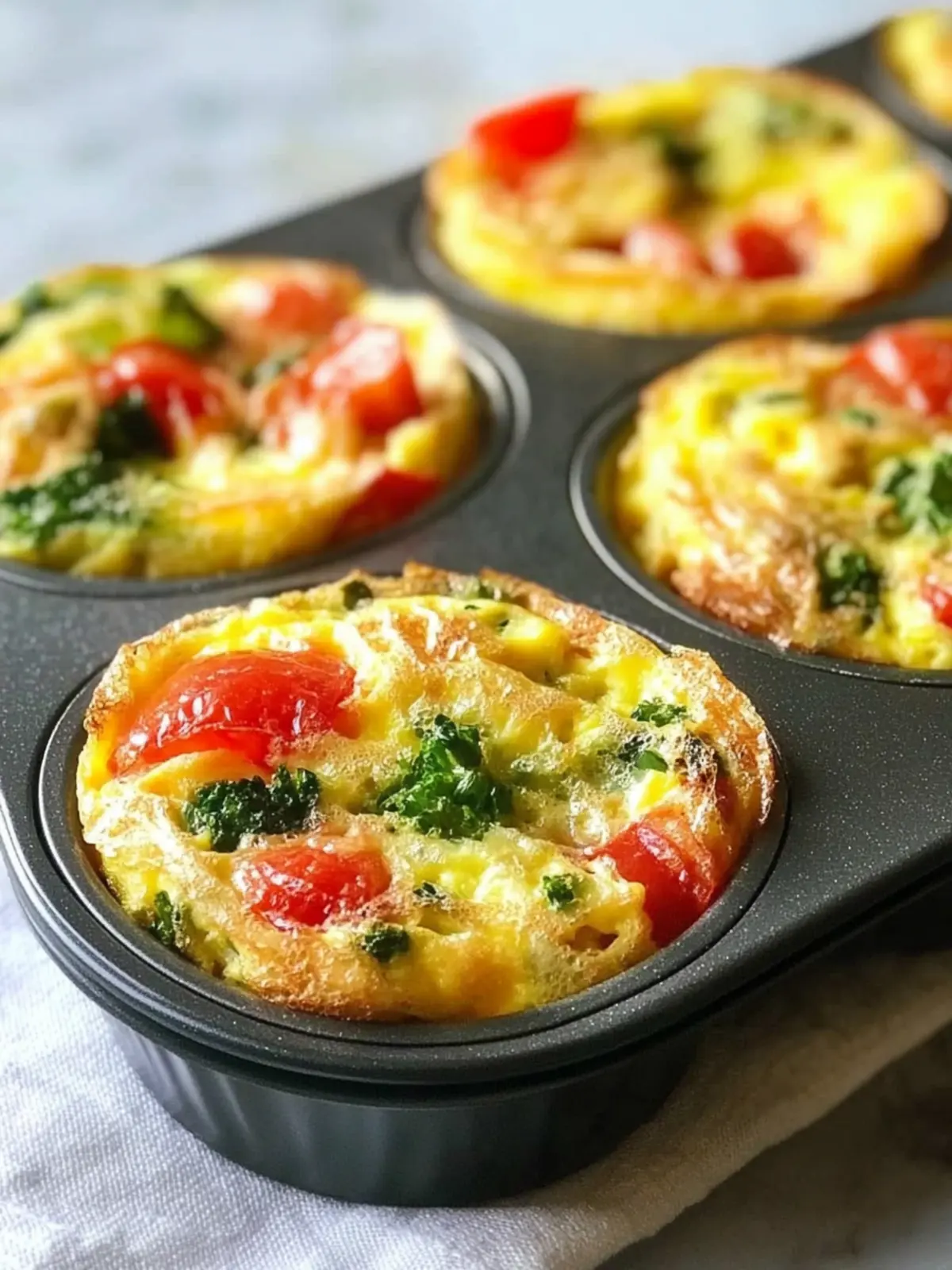 Toaster Oven Muffin Tin Frittatas Bursting with Flavor 5 Toaster Oven Muffin Tin Frittatas