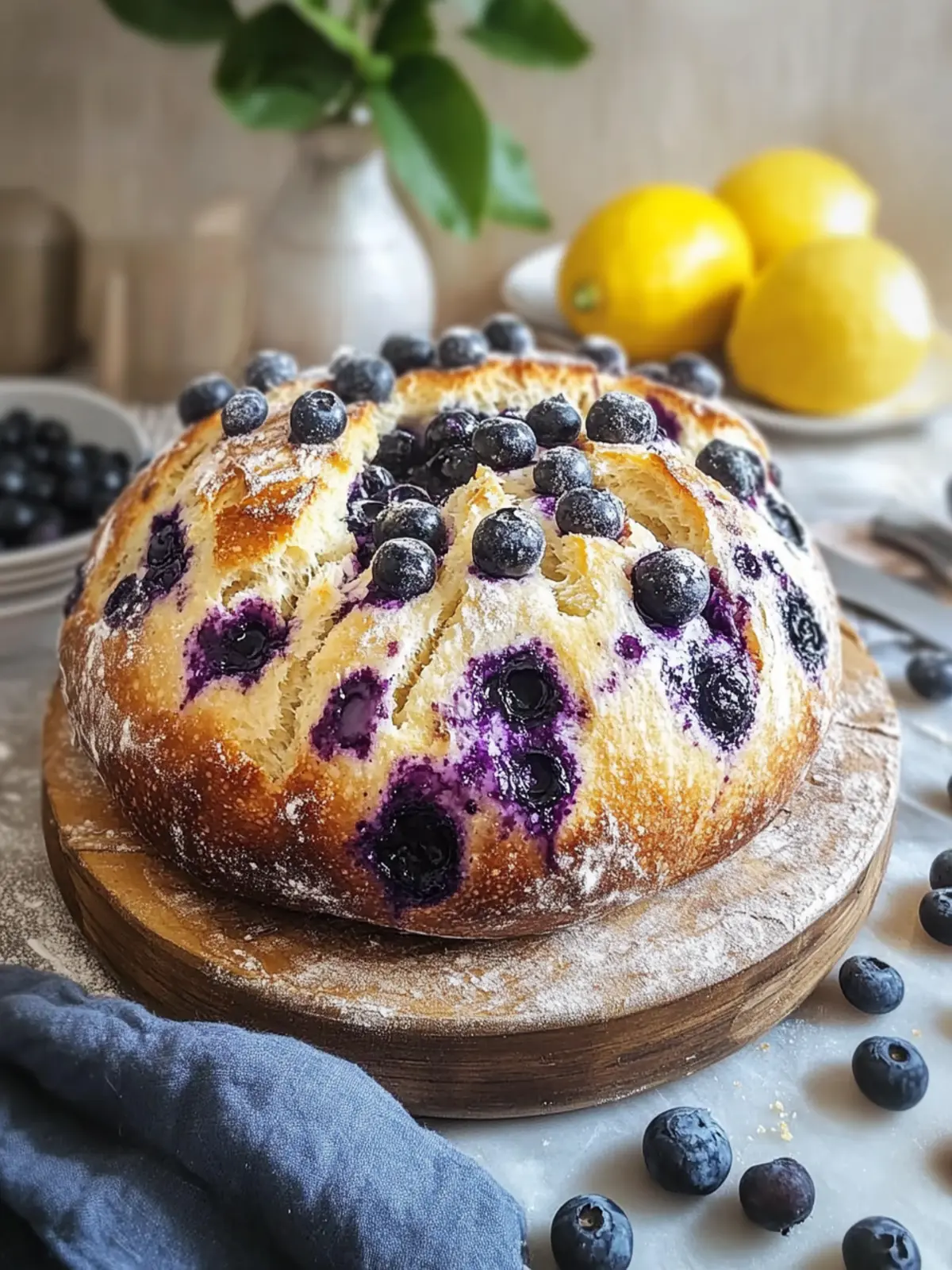 Blueberry Lemon Cream Cheese Sourdough Bread Bliss 5 Blueberry Lemon Cream Cheese Sourdough Bread