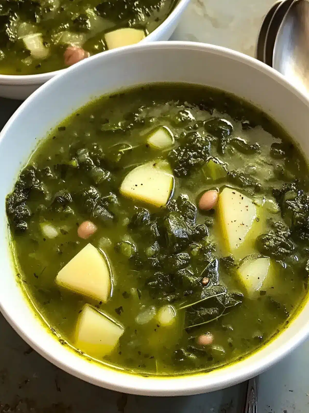 Hearty Turnip Green Soup with Savory Kielbasa Goodness 5 Turnip Green Soup