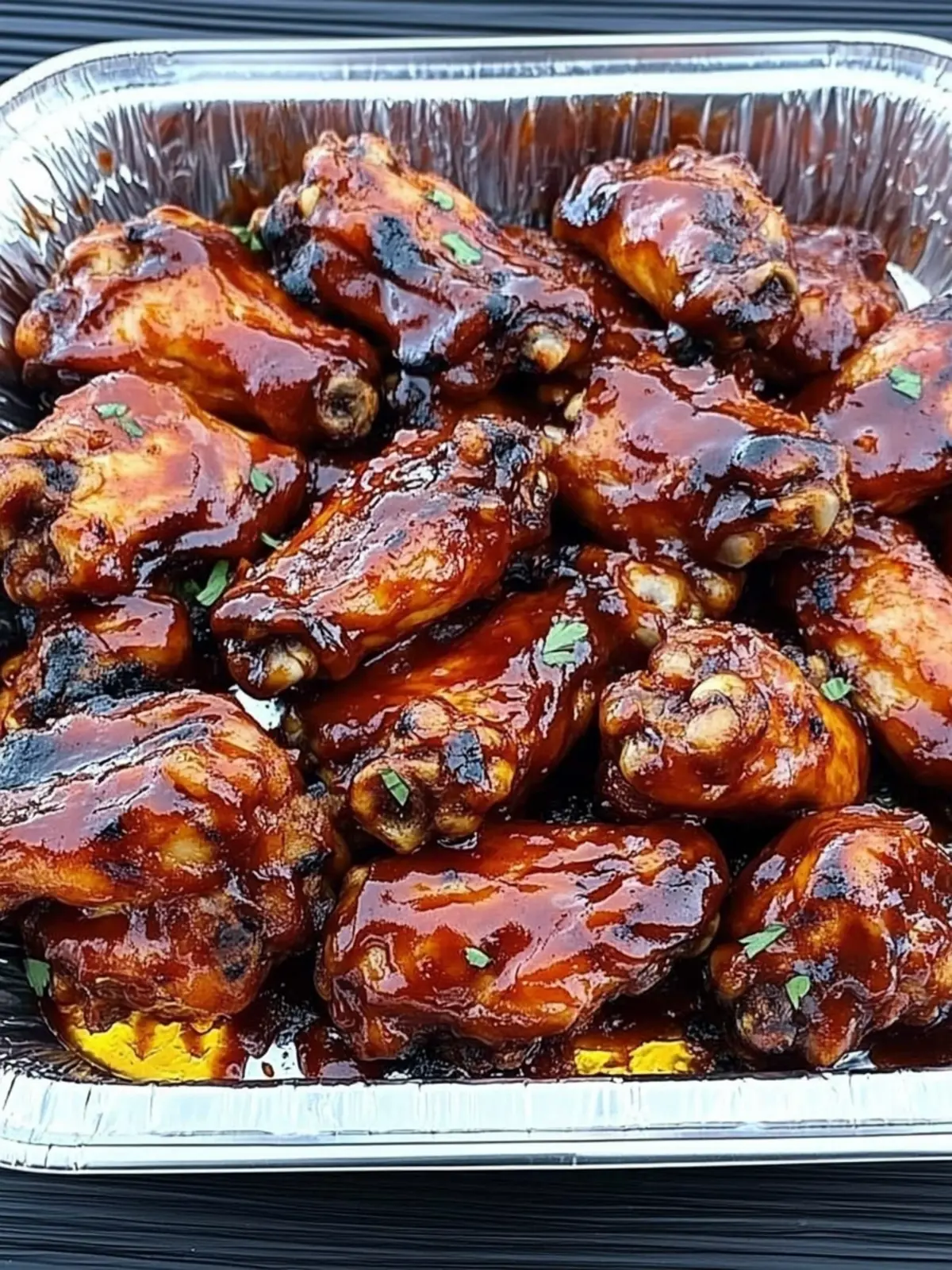 Finger-Lickin' 3 Ingredient Crockpot BBQ Chicken Wings 3 3 Ingredient Crockpot BBQ Chicken Wings