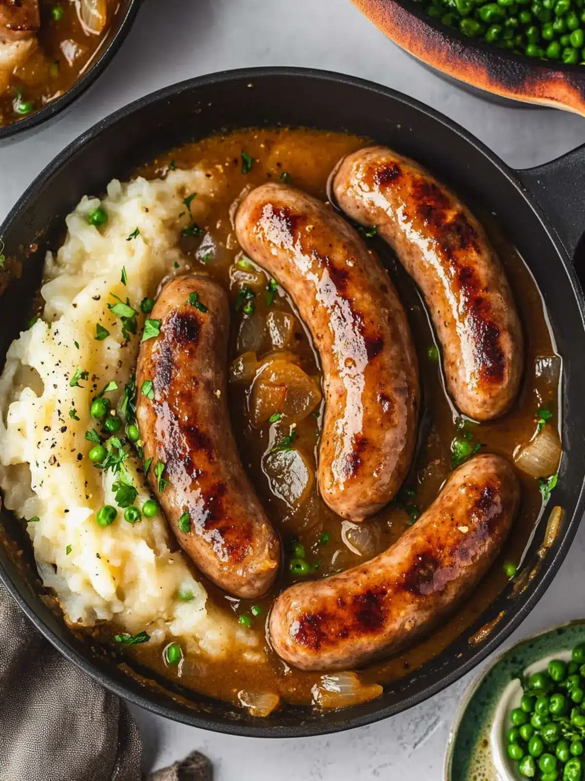Sausages in Onion Gravy: A Cozy Comfort Food Delight 5 Sausages in Onion Gravy