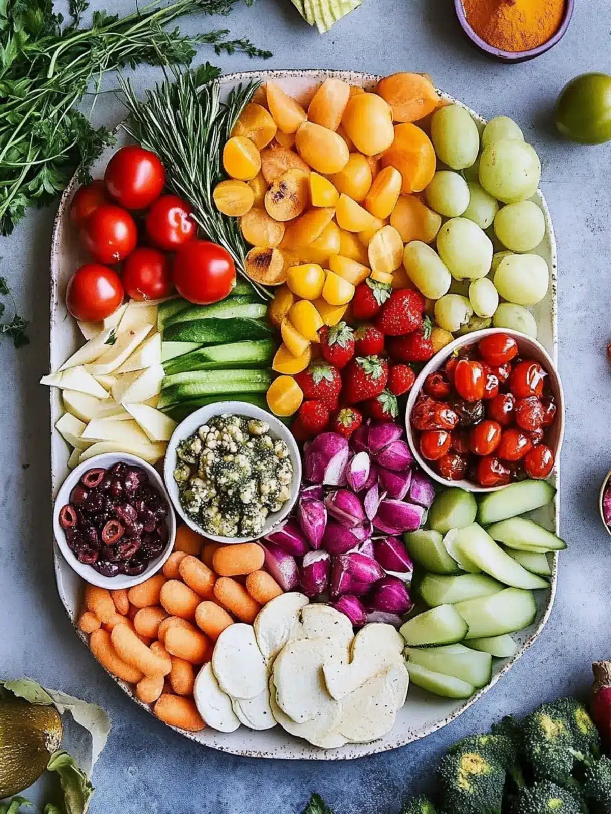 Colorful Crudite Platter That Will Wow Your Guests 5 Crudite Platter