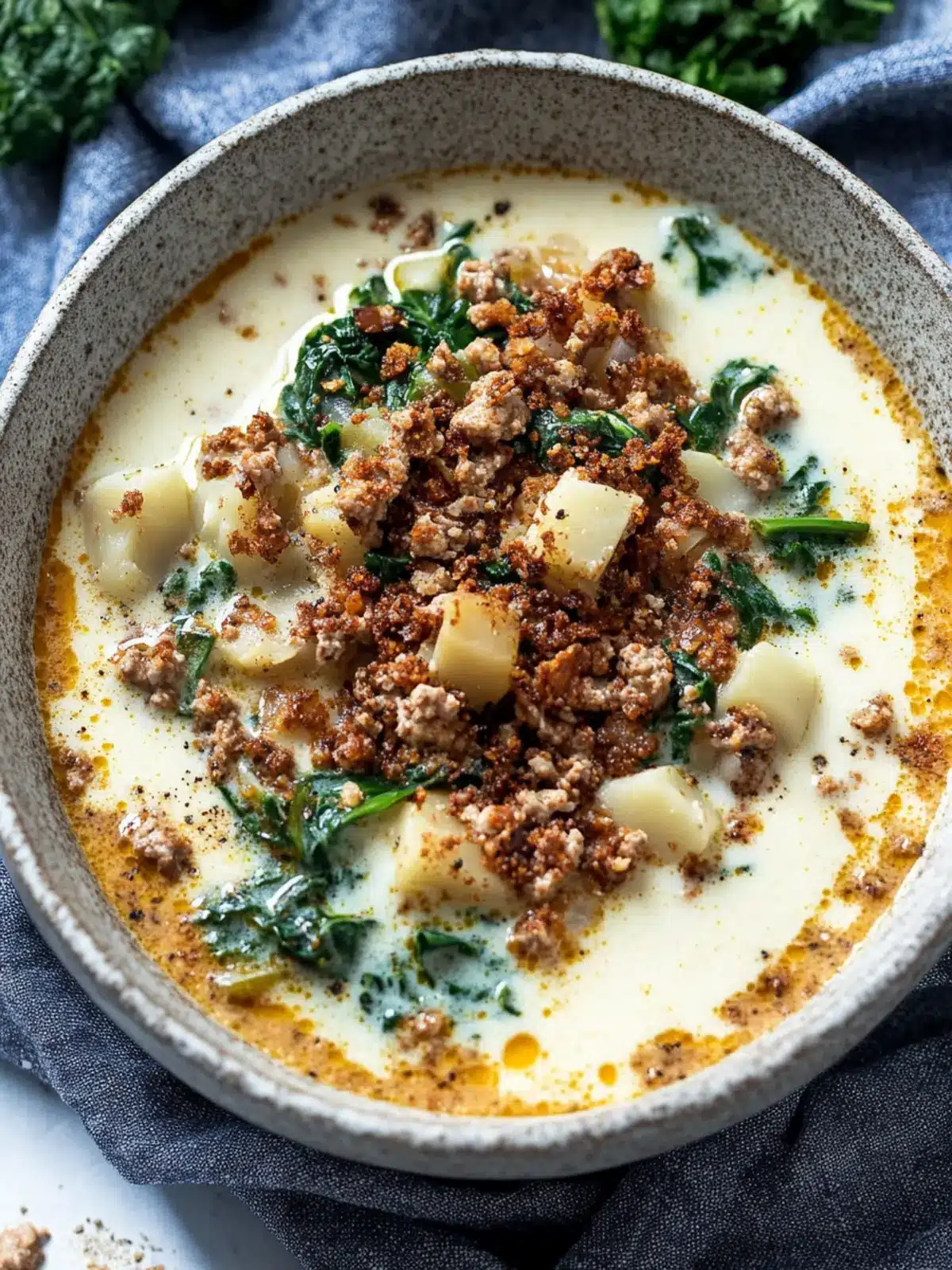 Creamy Vegan Zuppa Toscana to Warm Your Soul 5 Vegan Zuppa Toscana