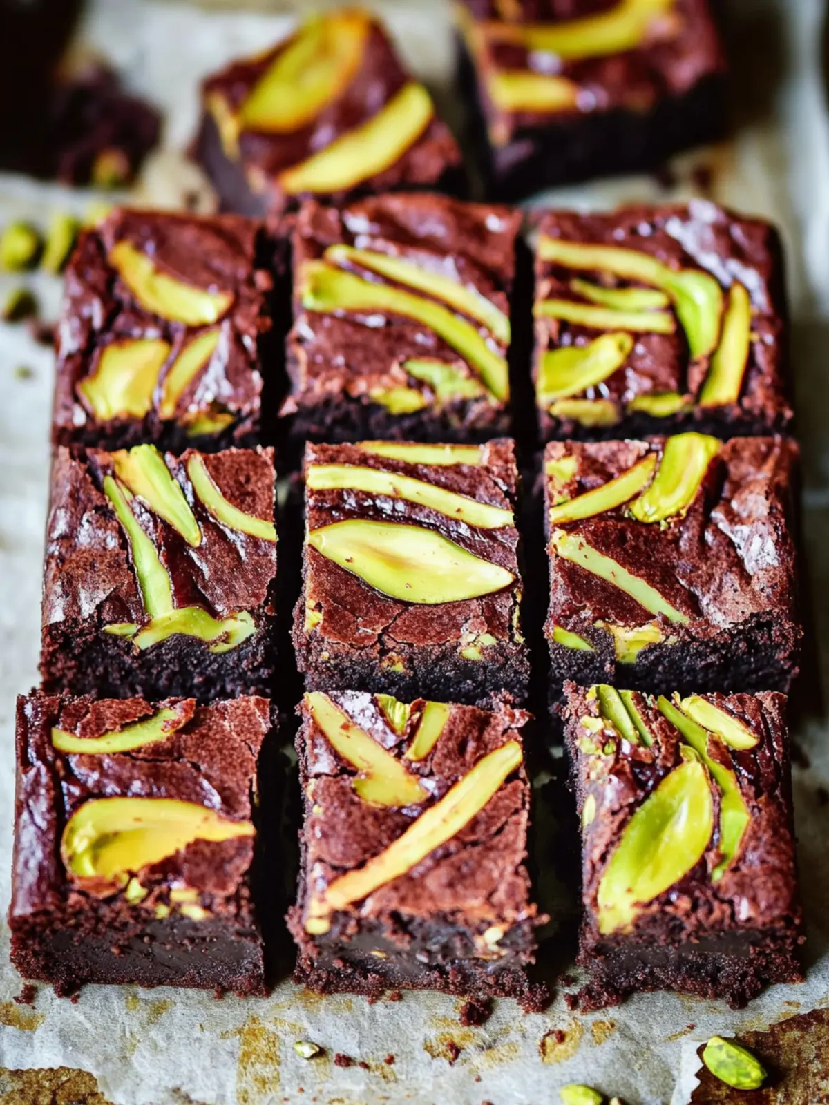 Decadent Fudgy Chocolate Pistachio Brownies You’ll Crave 4 Fudgy Chocolate Pistachio Brownies