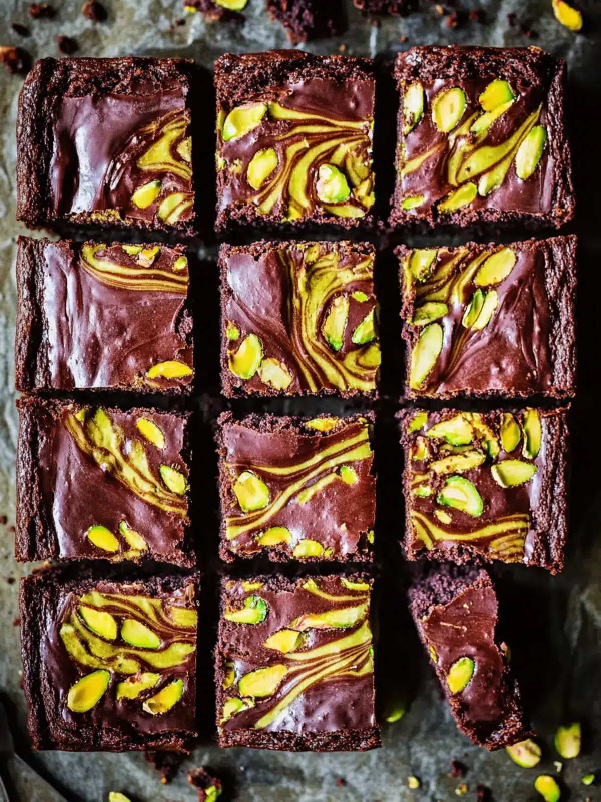Decadent Fudgy Chocolate Pistachio Brownies You’ll Crave 3 Fudgy Chocolate Pistachio Brownies