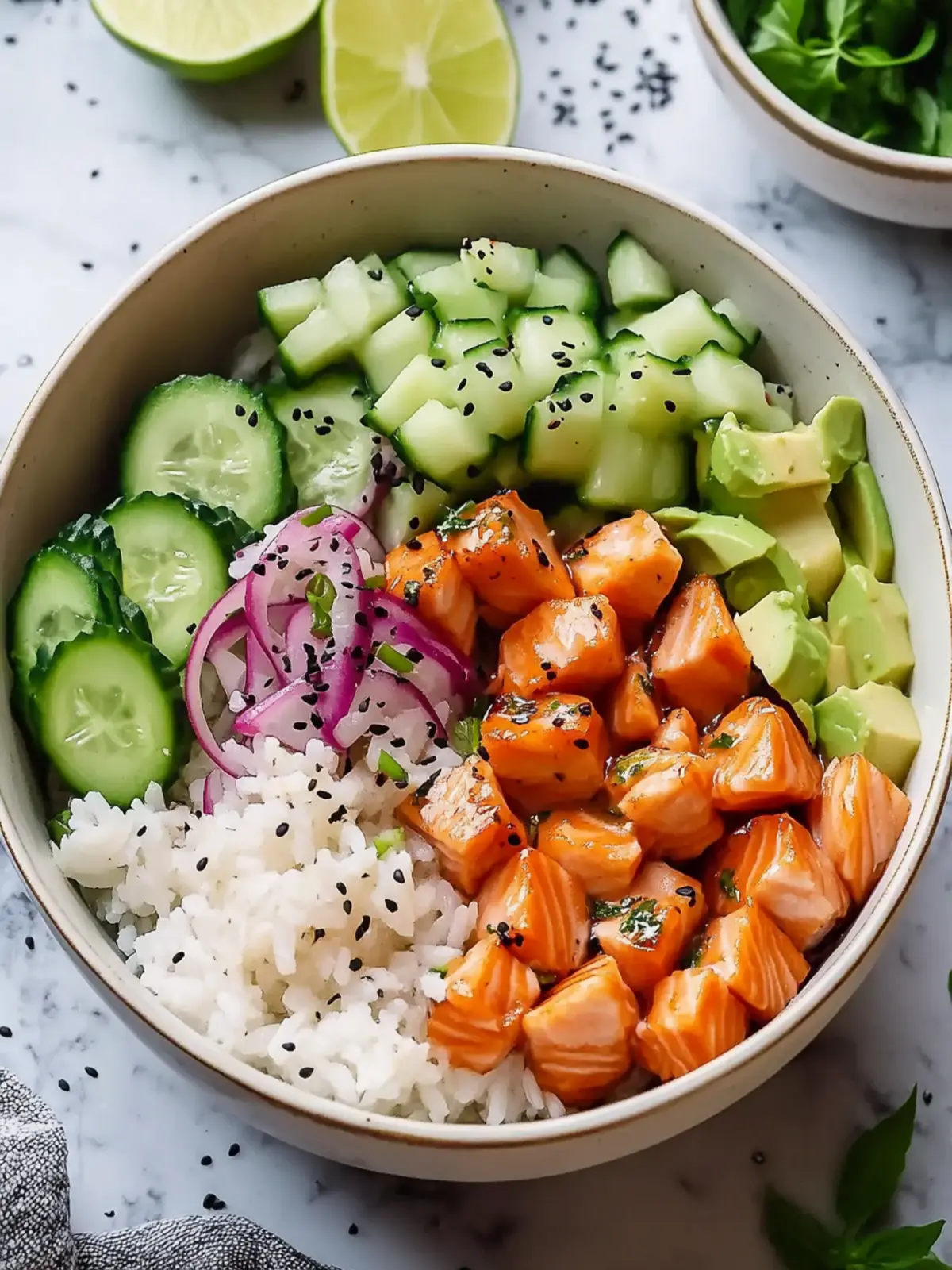 Irresistible Tasty Salmon Rice Bowl You’ll Crave for Dinner 2 Tasty Salmon Rice Bowl