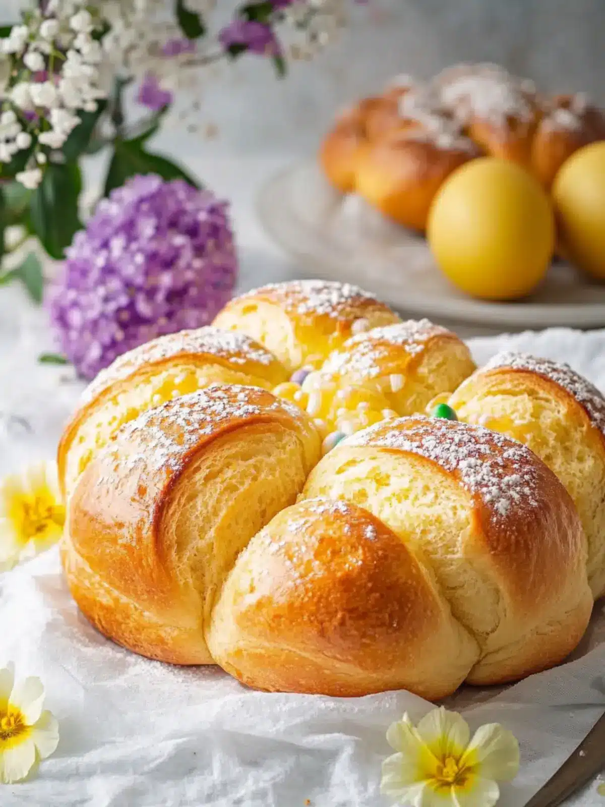 Italian Easter Bread Wreath: A Festive Twist for Spring 5 Italian Easter Bread