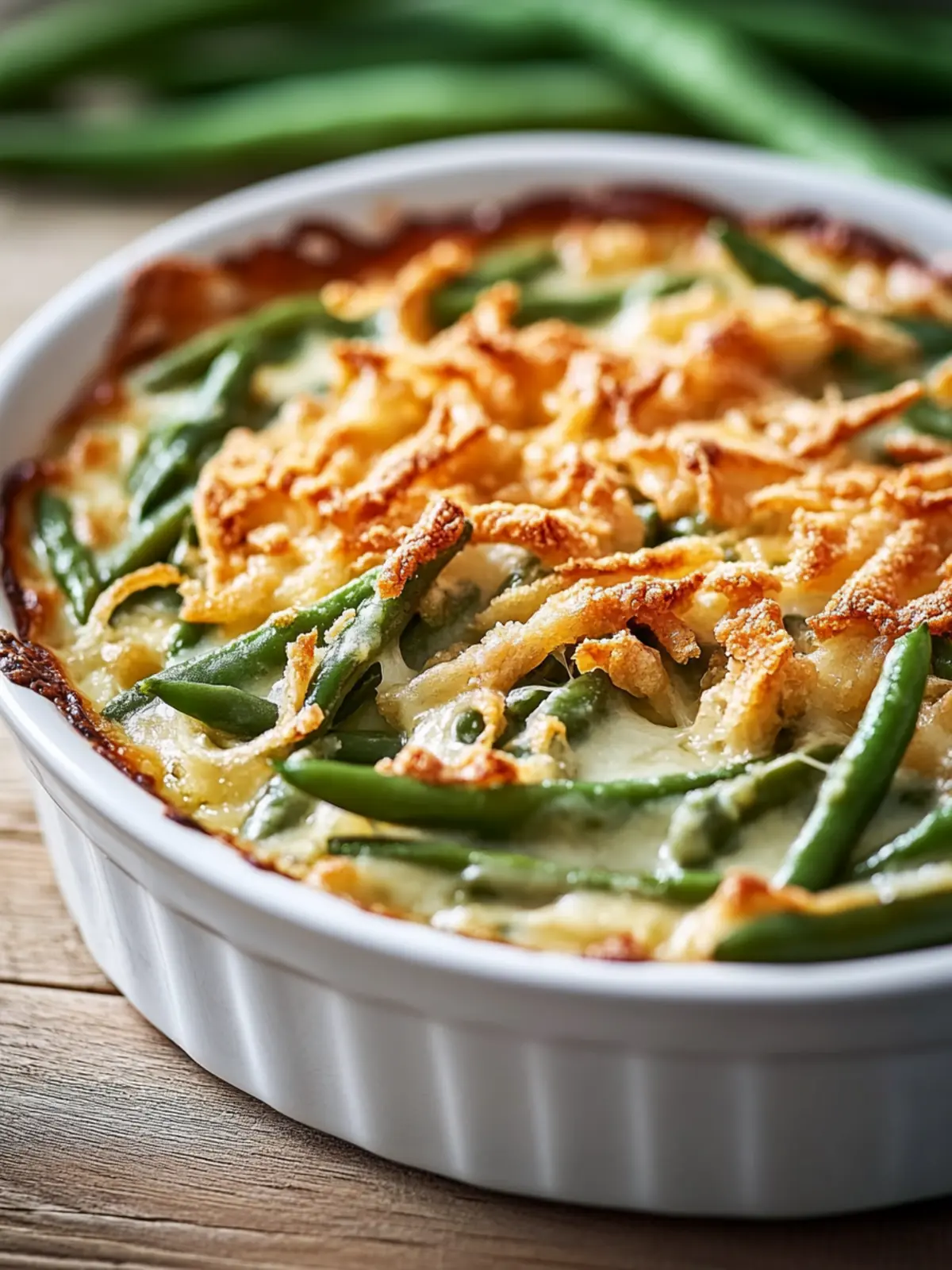 Irresistible Cheesy Green Bean Casserole for Cozy Nights 5 Cheesy Green Bean Casserole
